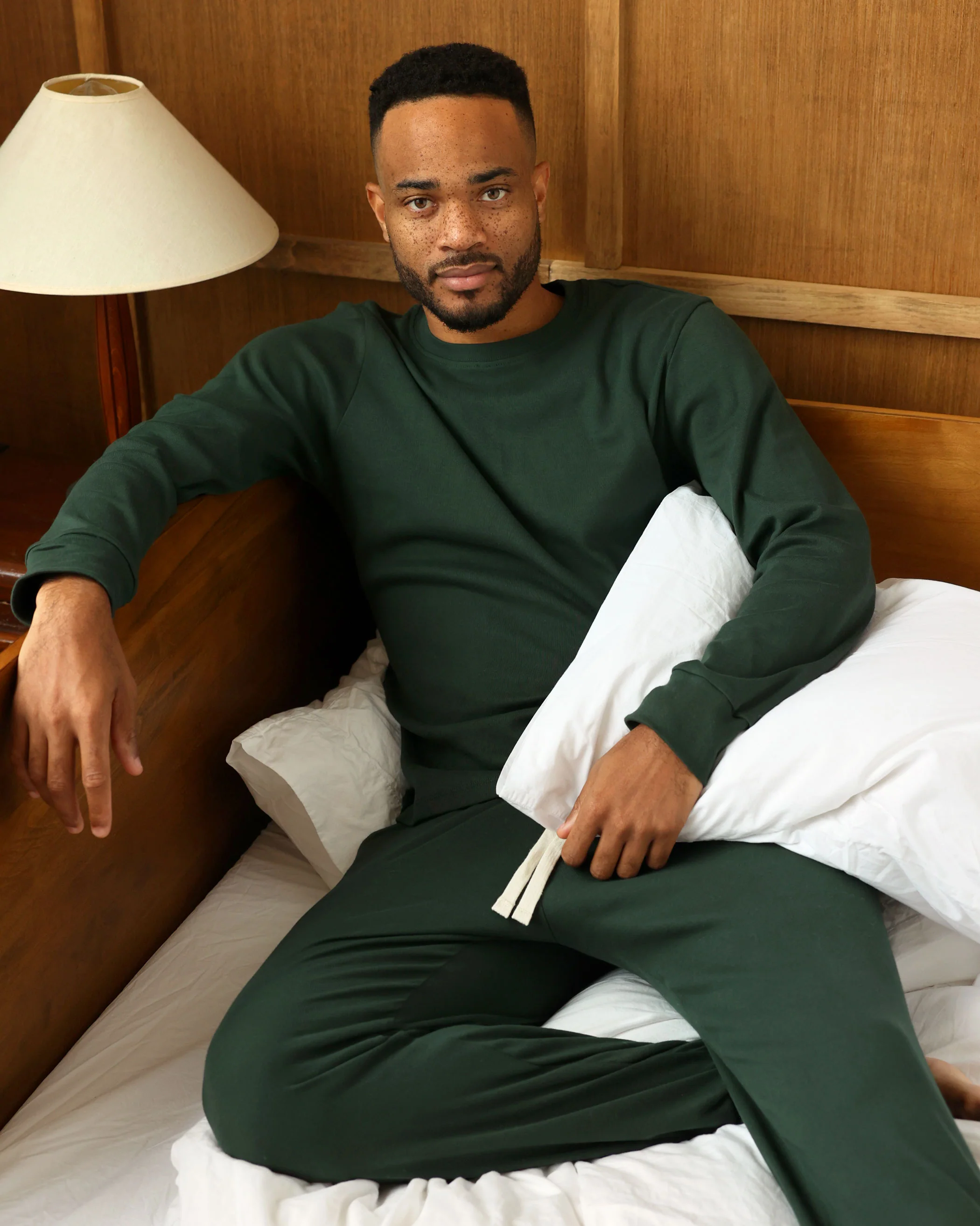 Almost Pyjama Long Sleeve Tee Forest - Unisex - Image 3