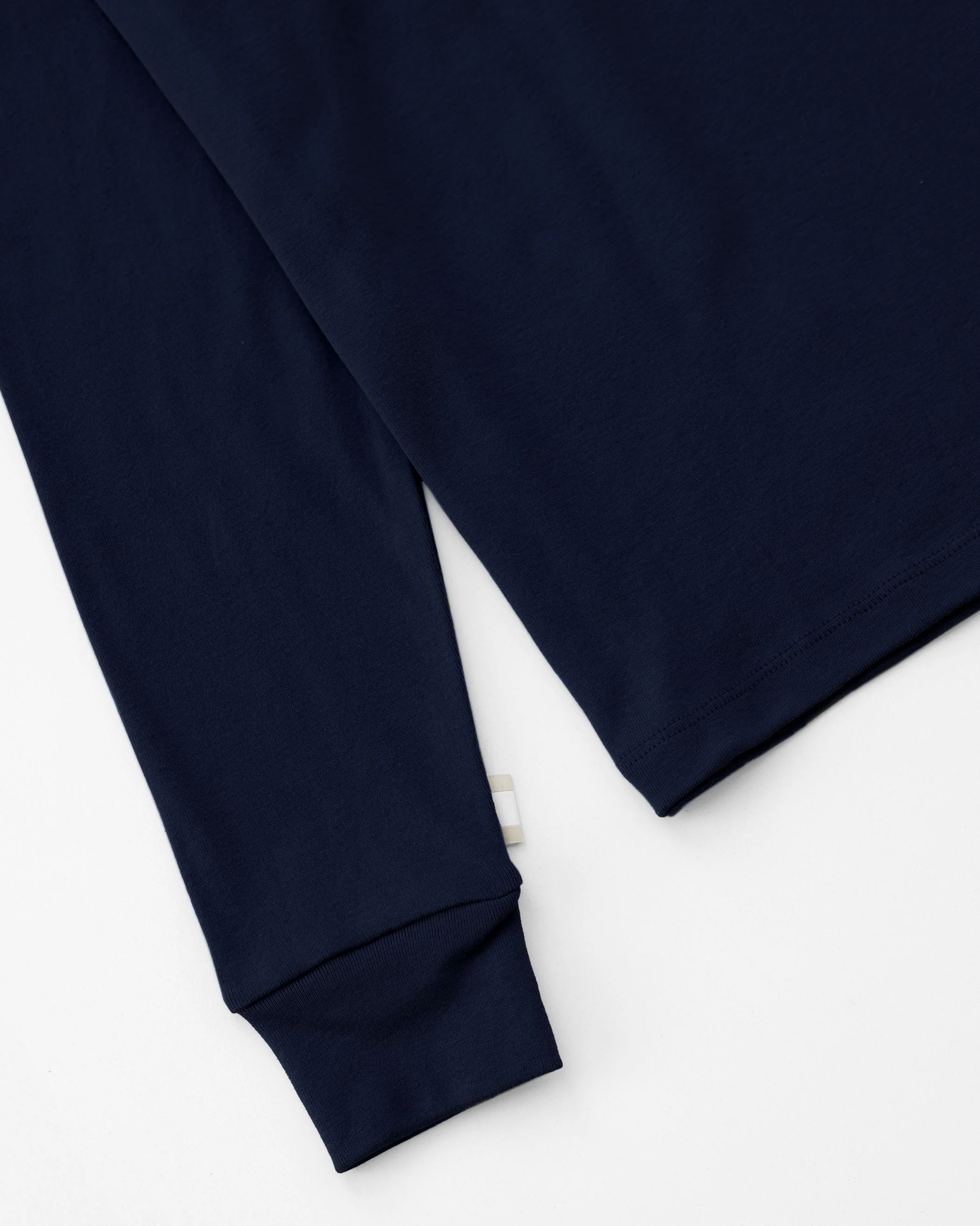 Almost Pyjama Long Sleeve Tee Navy - Unisex - Image 5