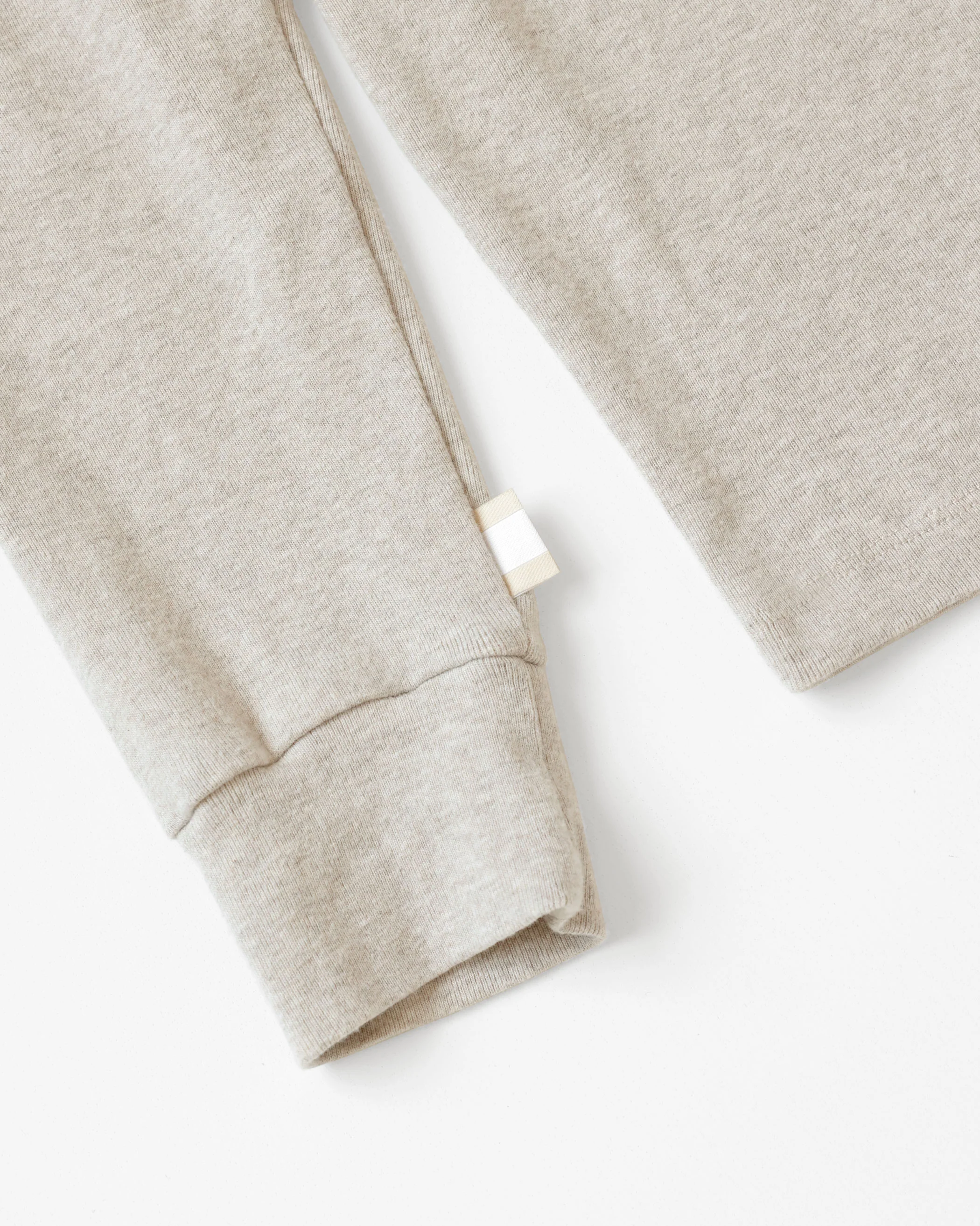 Almost Pyjama Long Sleeve Tee Oatmeal - Unisex - Image 6