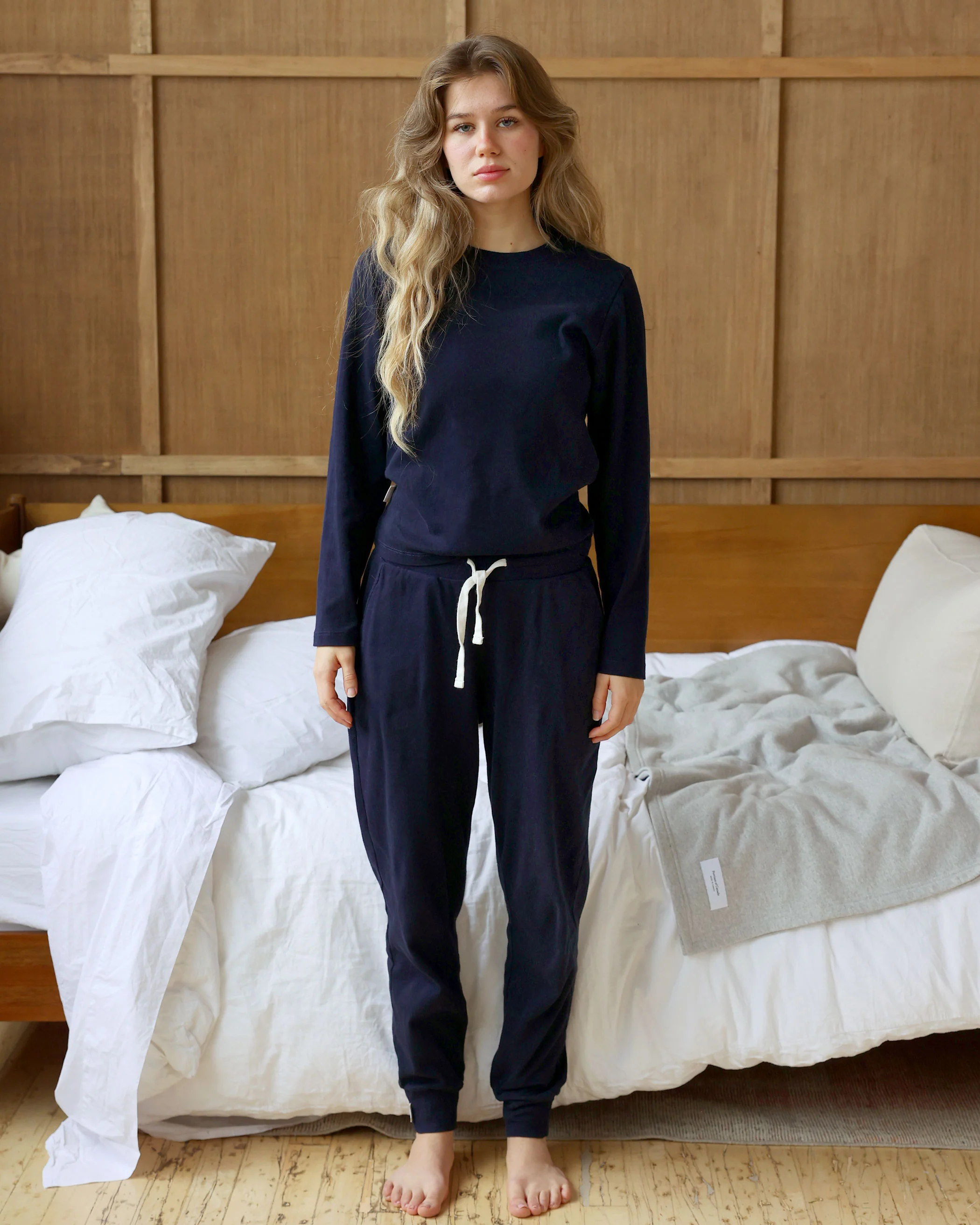 Almost Pyjama Pant Navy - Unisex - Image 3