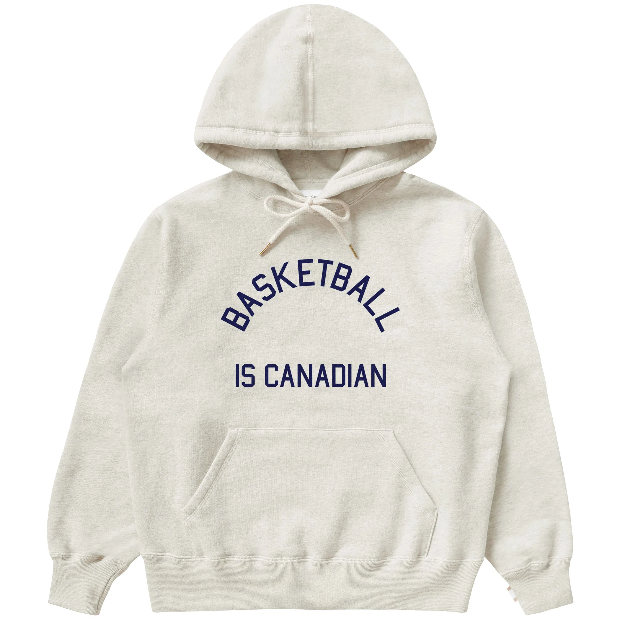 Basketball is Canadian Fleece Hoodie Eggshell - Unisex