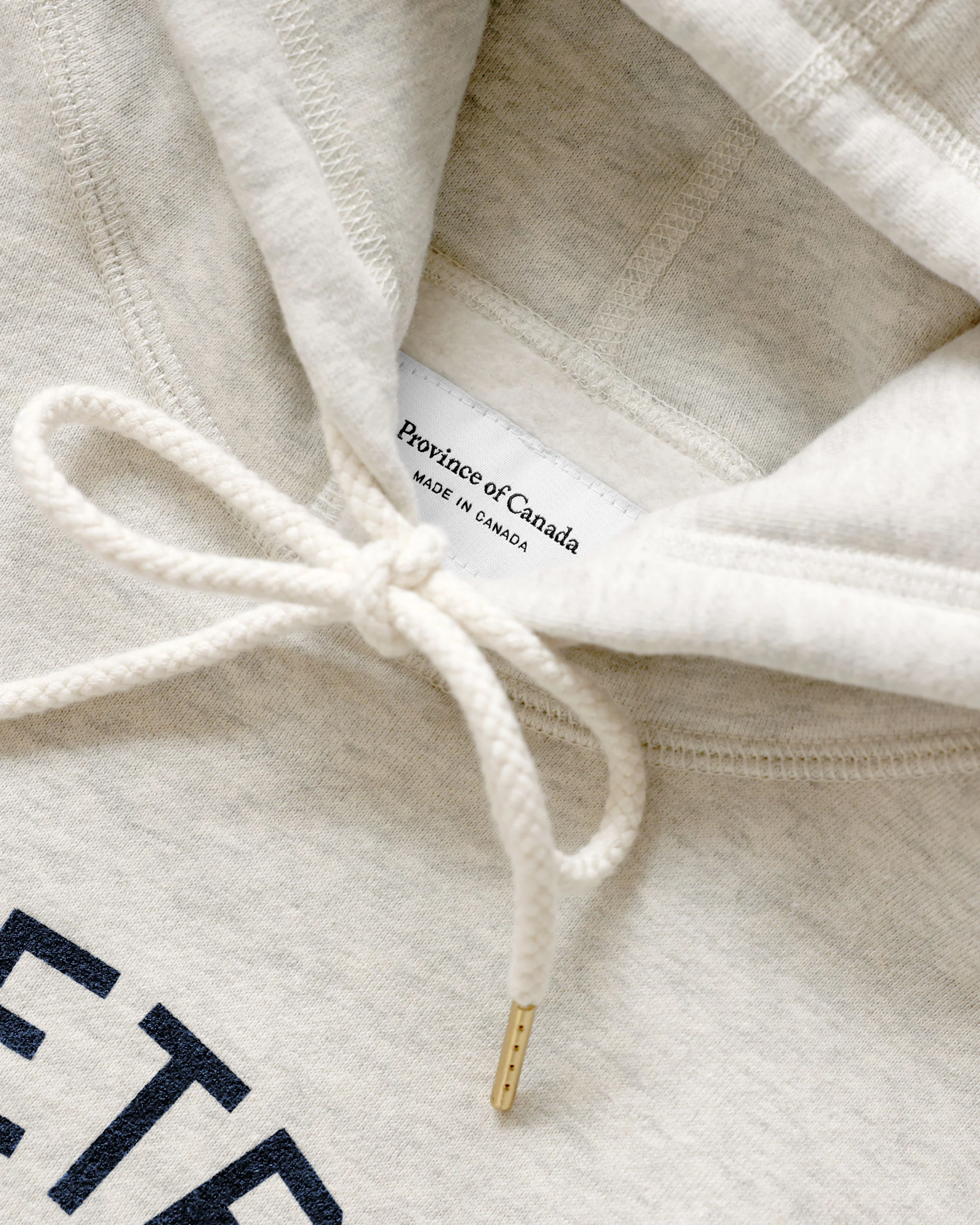 Basketball is Canadian Fleece Hoodie Eggshell - Unisex - Image 5