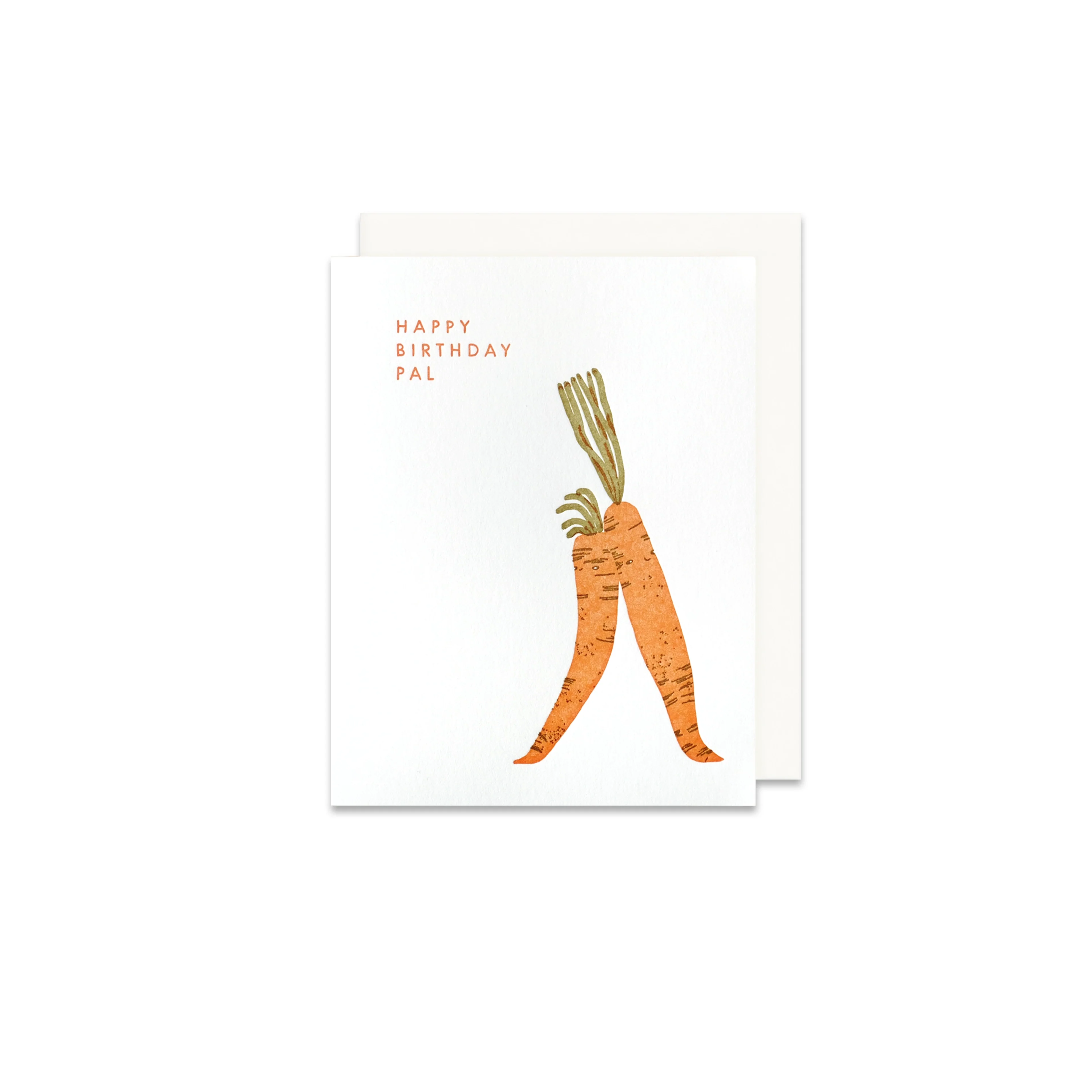 Birthday Pal Carrots Greeting Card
