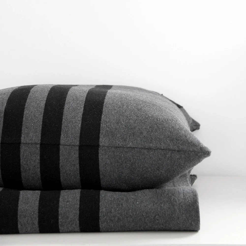 Brackley Cushion Cover Coal and Black - Image 3