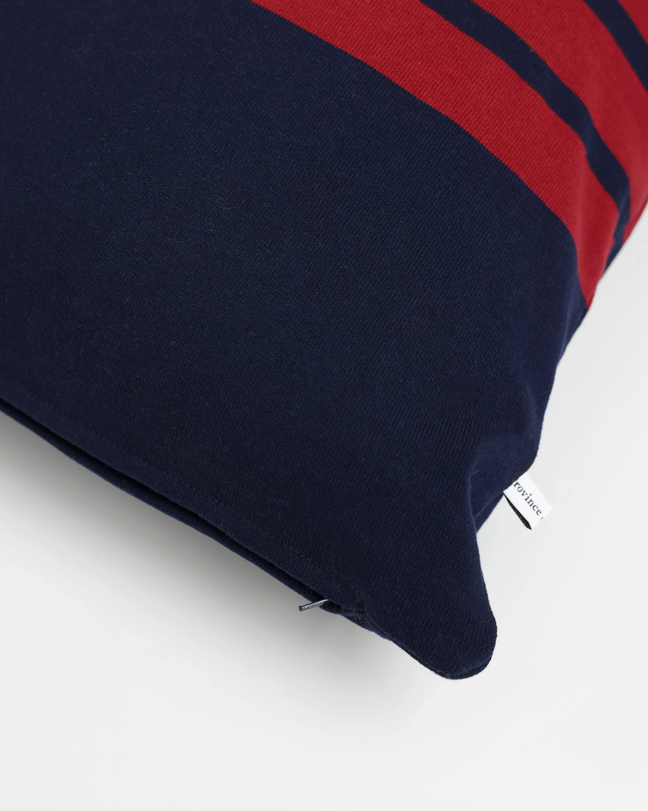 Brackley Cushion Cover Scarlet and Navy - Image 4