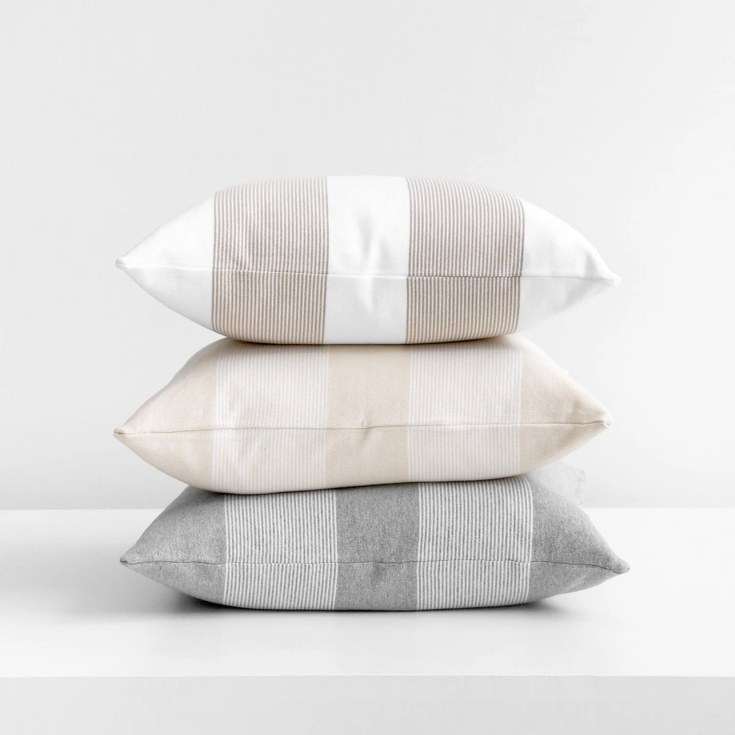Brant Cushion Cover Ash and White - Image 4