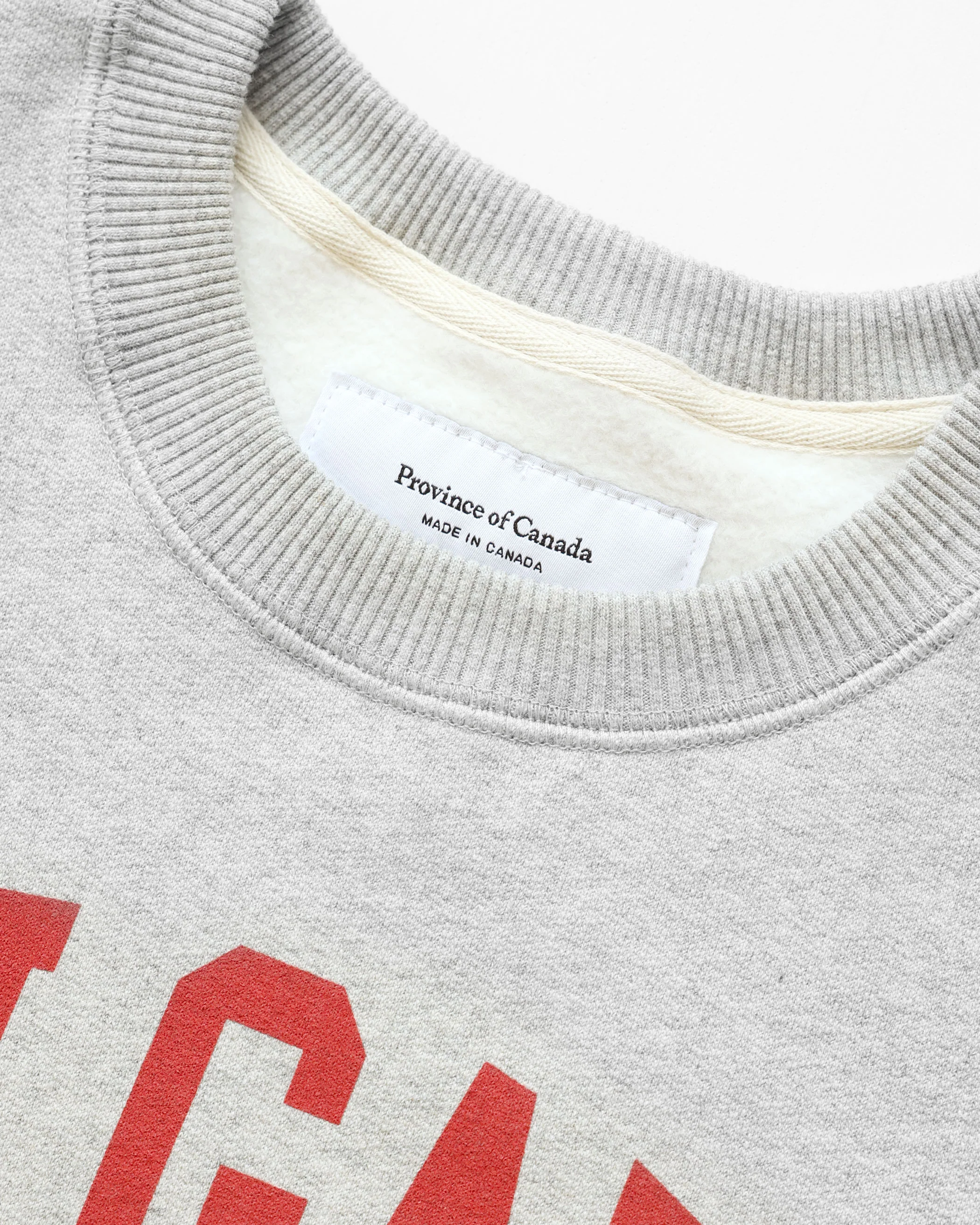 Calgary Fleece Sweatshirt Heather Grey - Unisex - Image 3