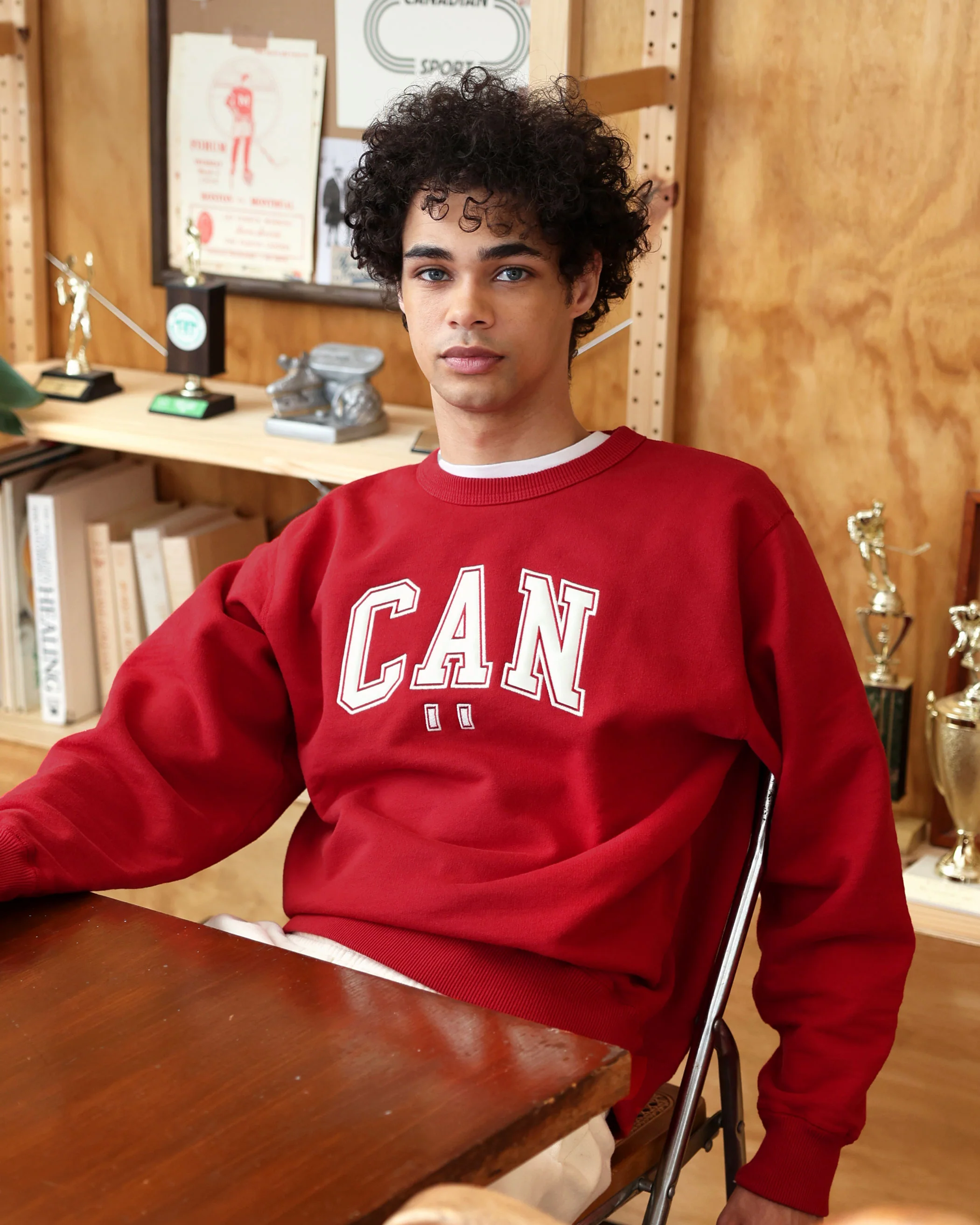 CAN Sweatshirt Red - Unisex - Image 3