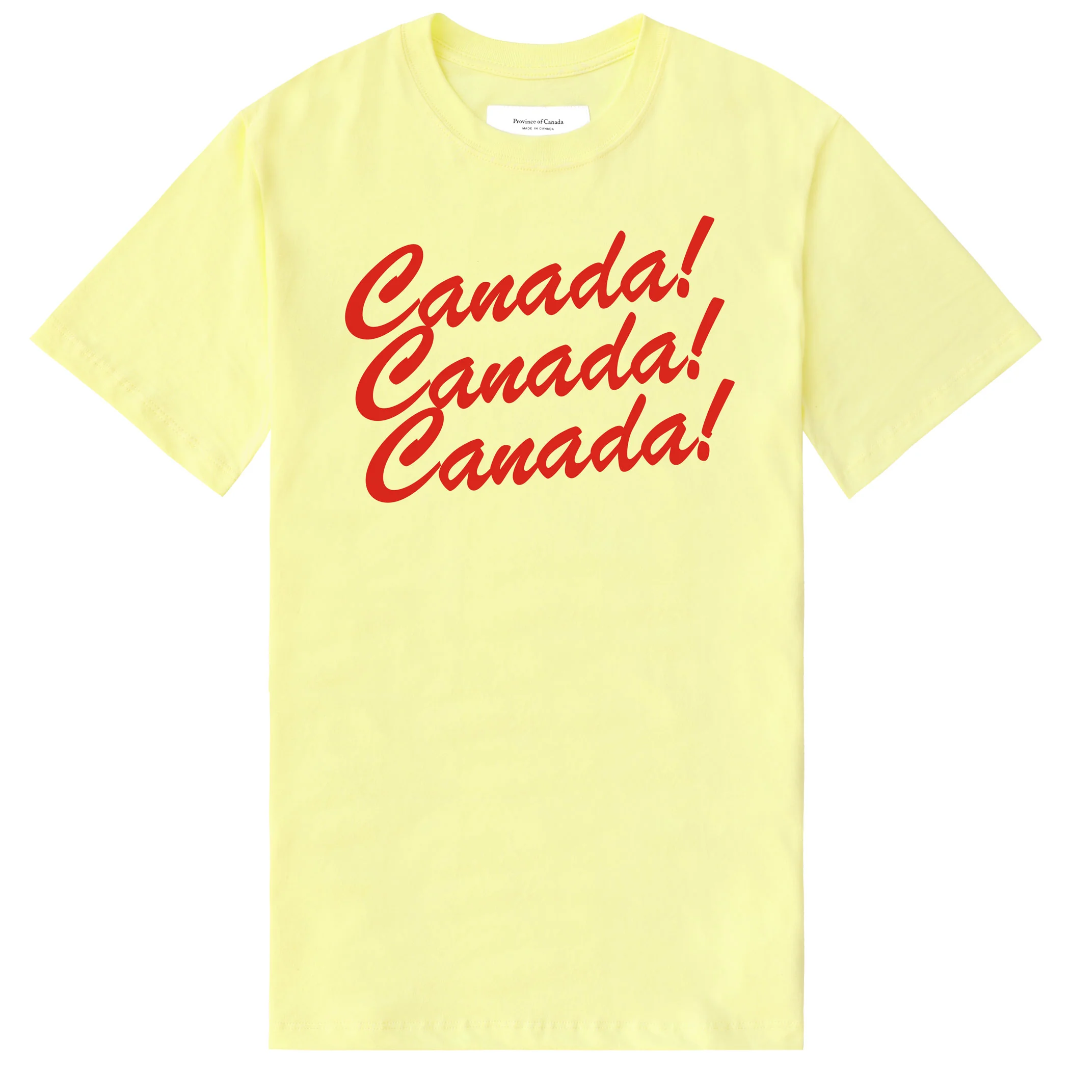 Canada Canada Canada Tee Lemon - Unisex
