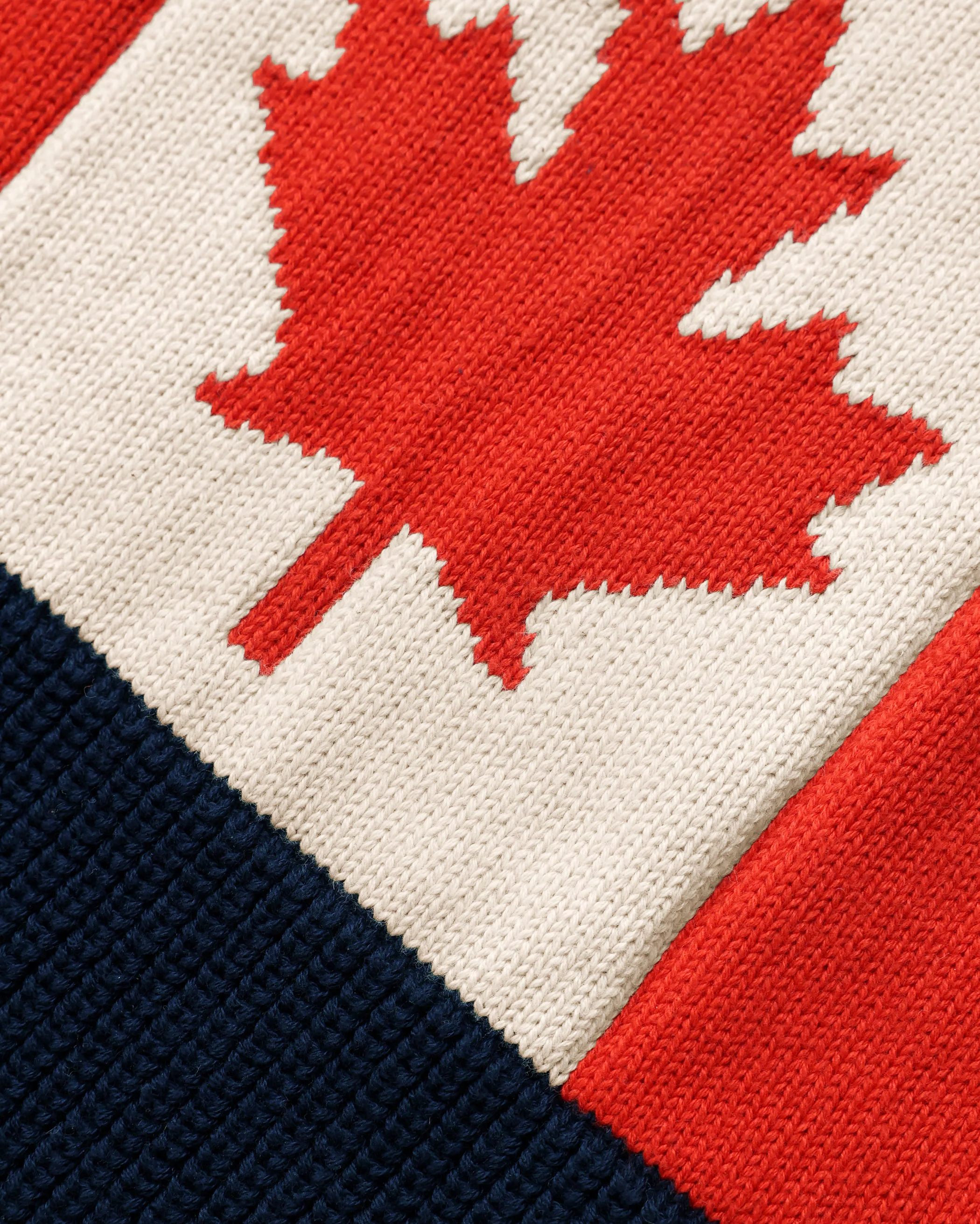 Canada Flag Cotton Knit Sweater - Unisex - Image 4