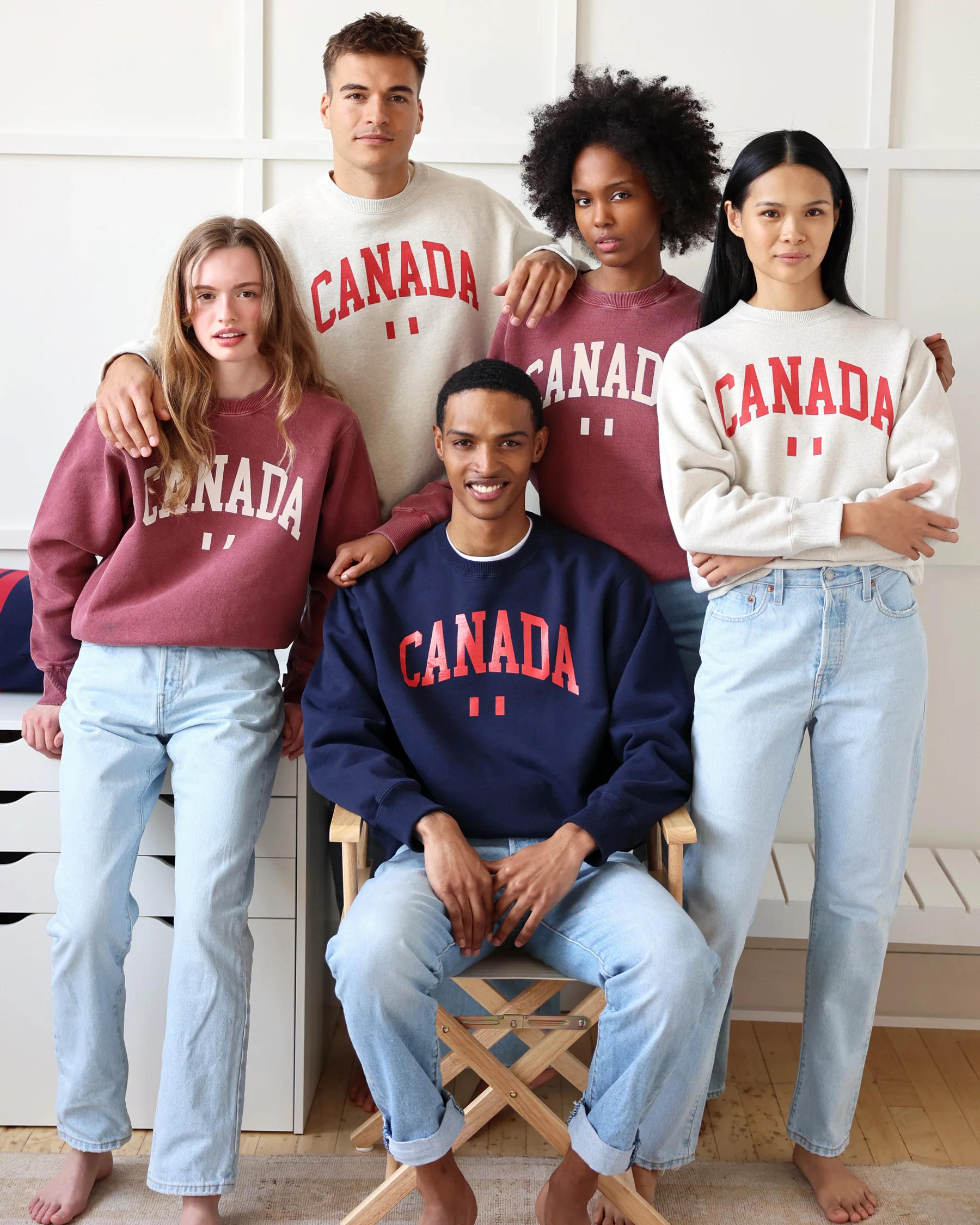 Canada Fleece Sweatshirt Eggshell - Unisex - Image 3
