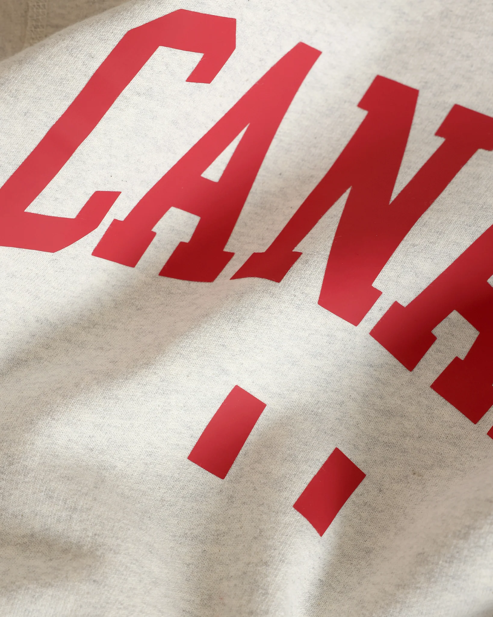 Canada Fleece Sweatshirt Eggshell - Unisex - Image 4