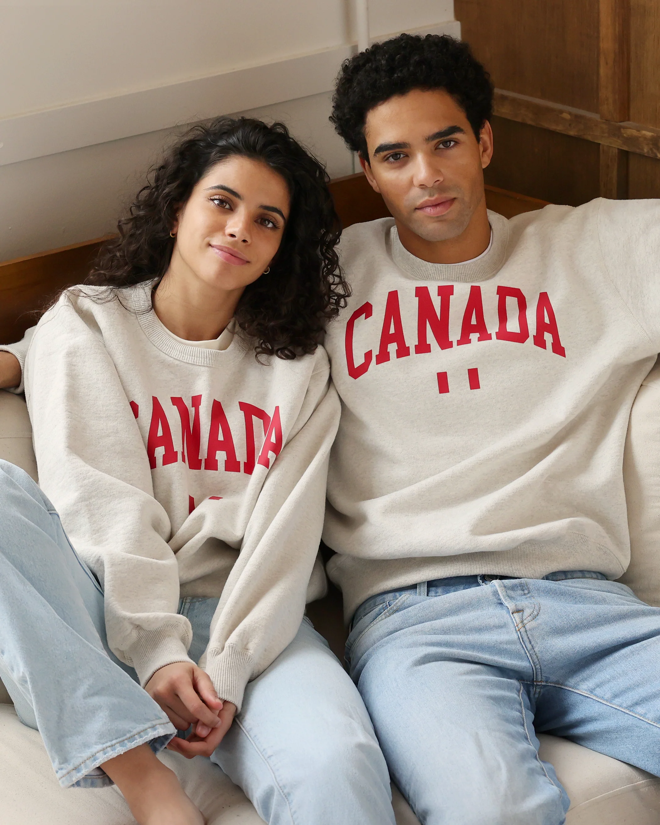 Canada Fleece Sweatshirt Eggshell - Unisex - Image 8
