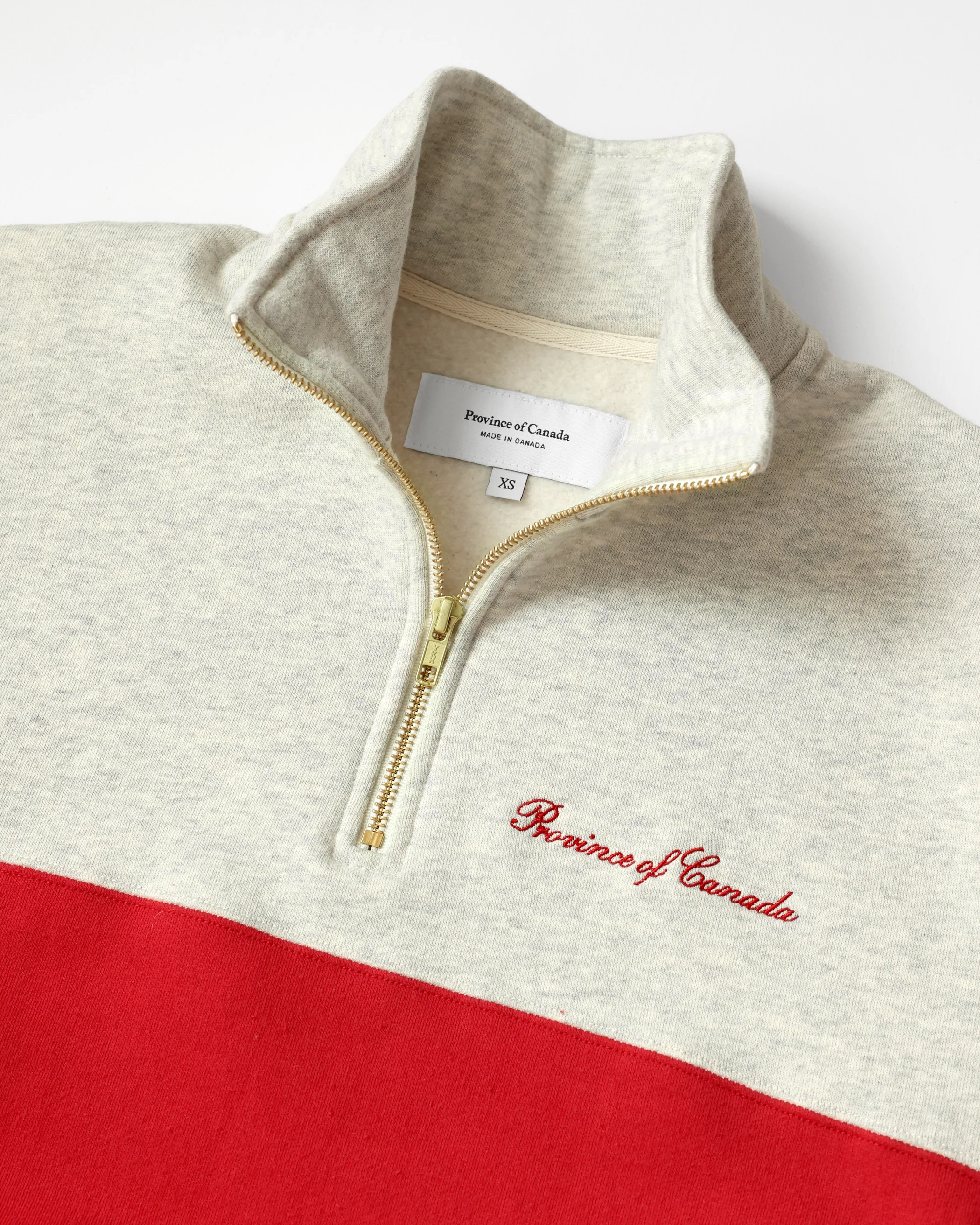 Club Fleece Half Zip Red - Unisex - Image 5