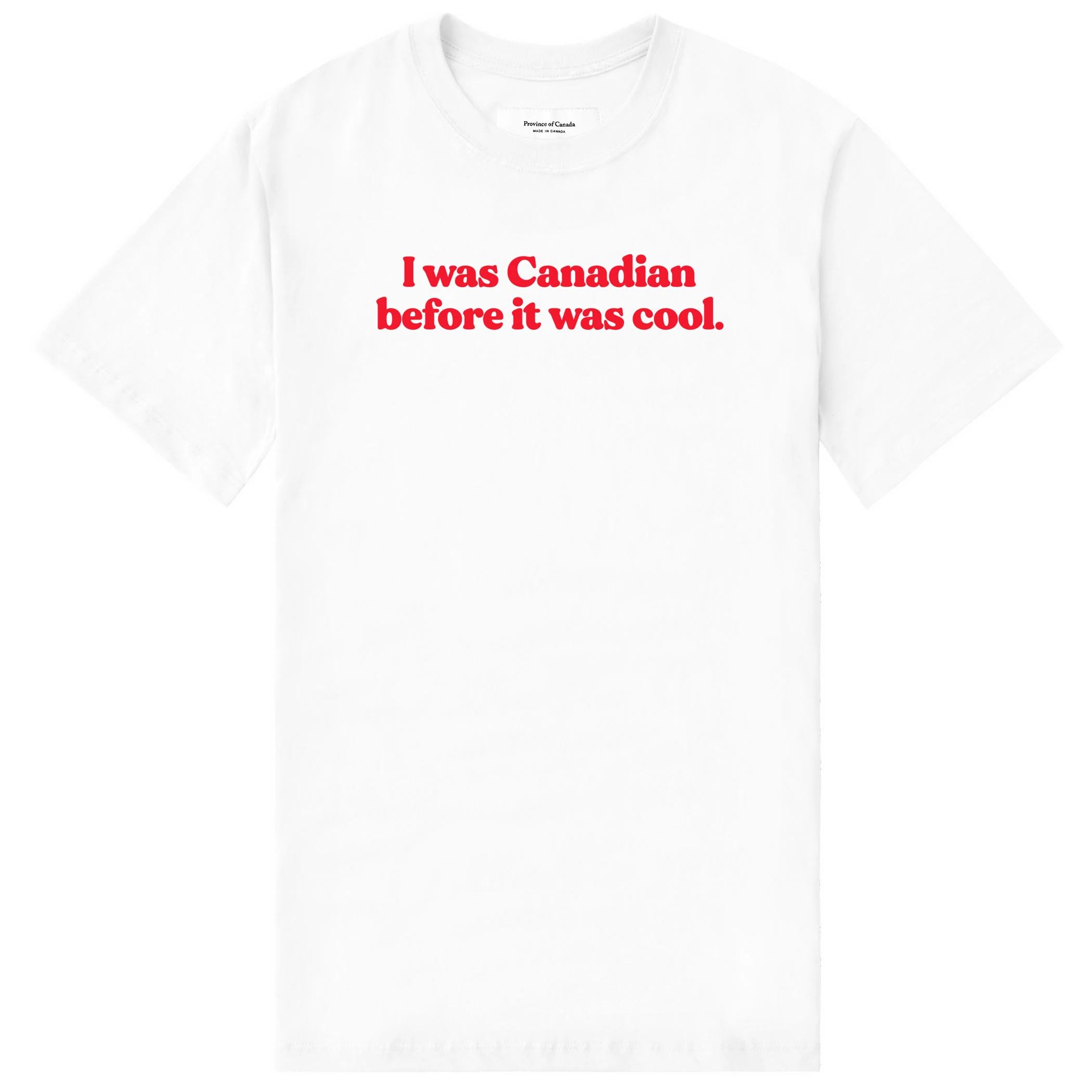 Cool Canadian Tee White - Unisex