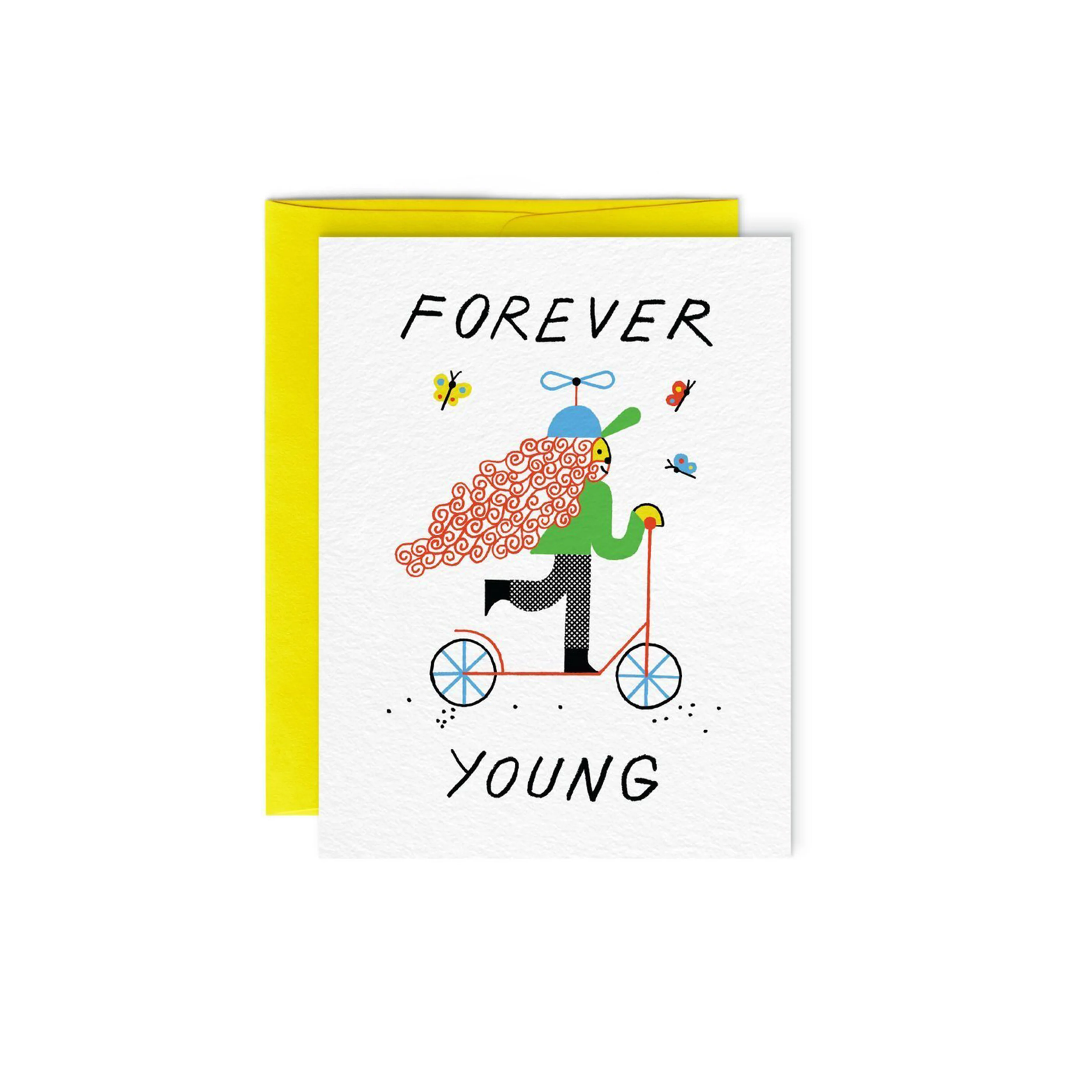 Forever Young Greeting Card