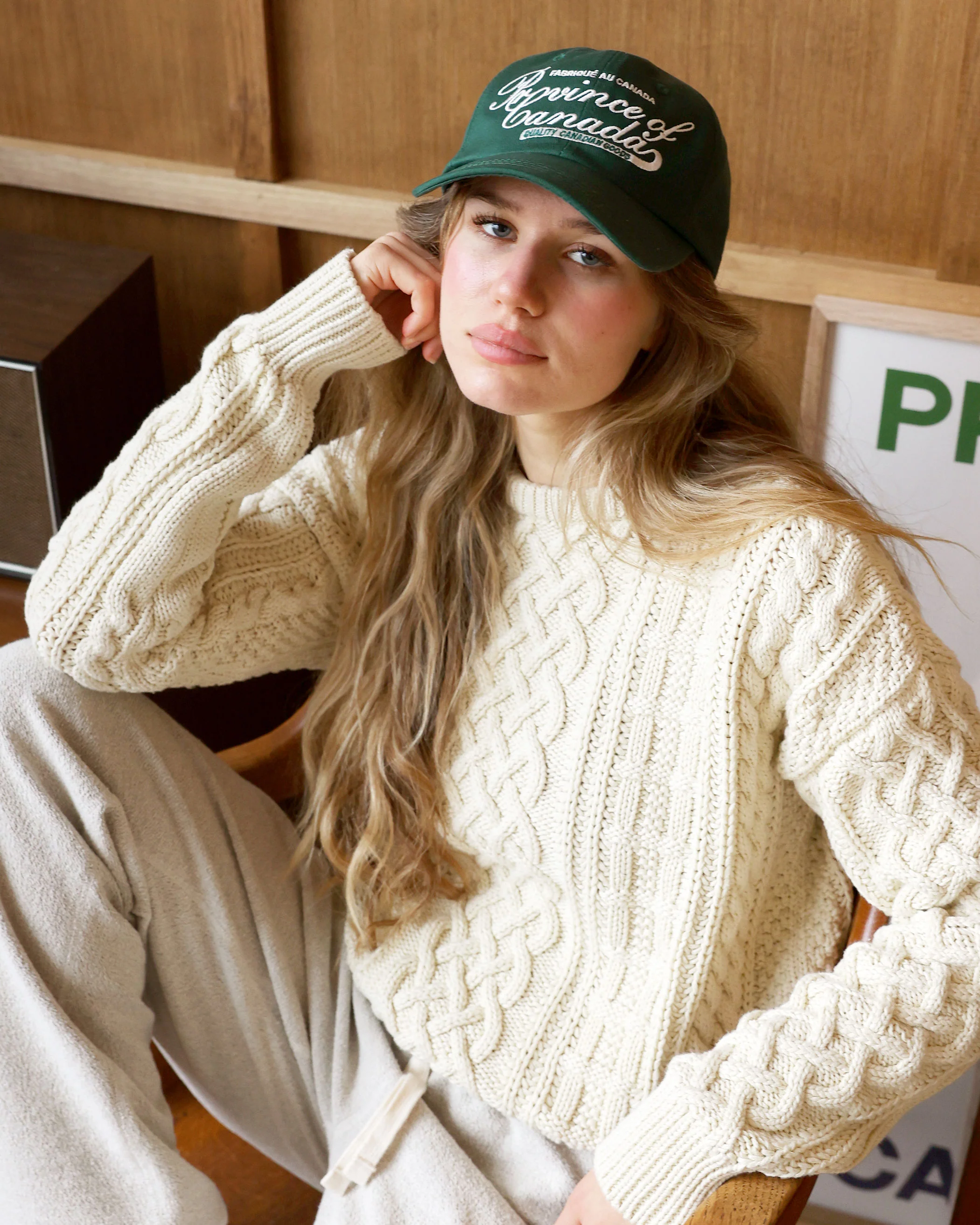 Script Logo Baseball Hat Forest - Image 3