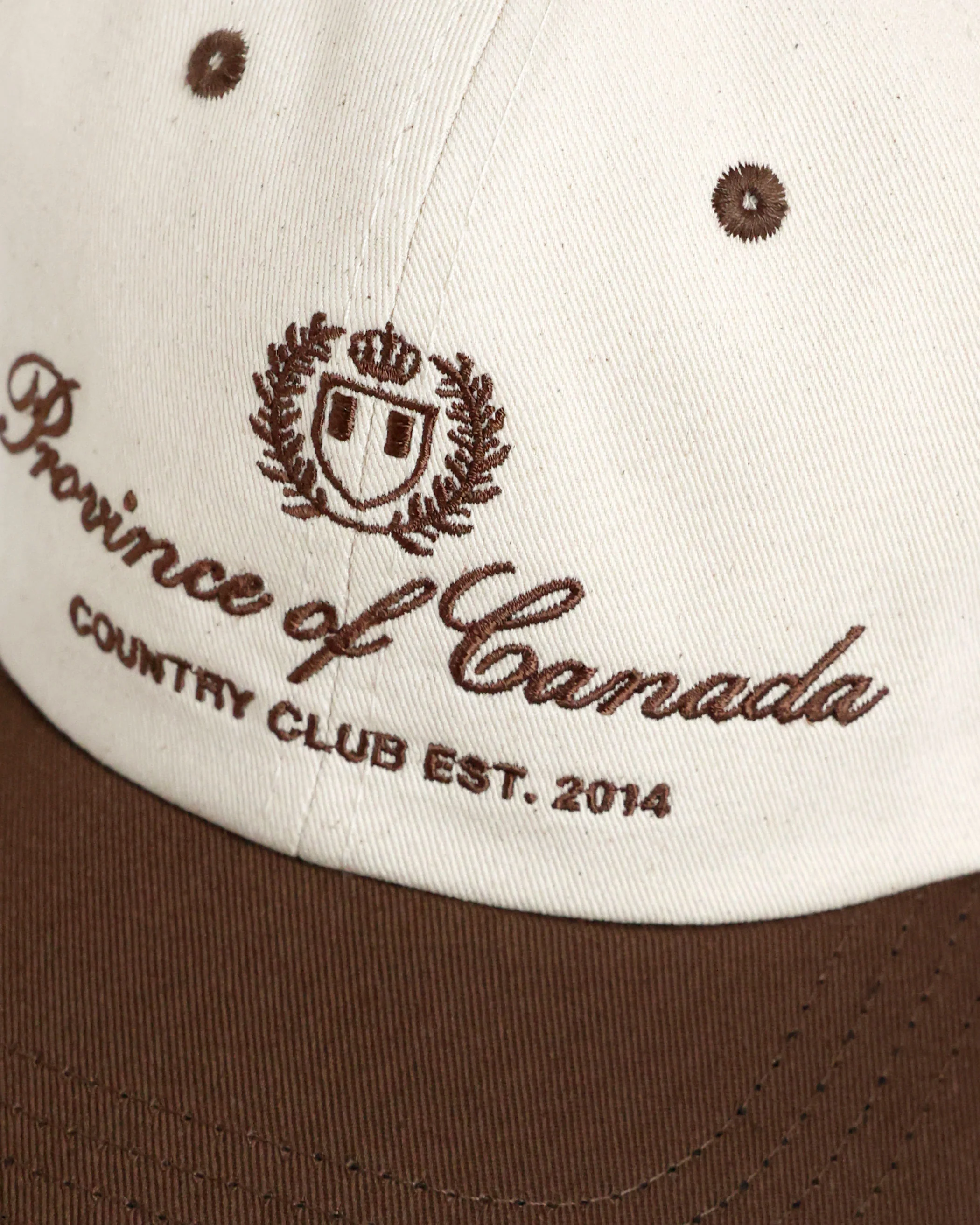Country Club Baseball Hat Natural Brown - Image 5