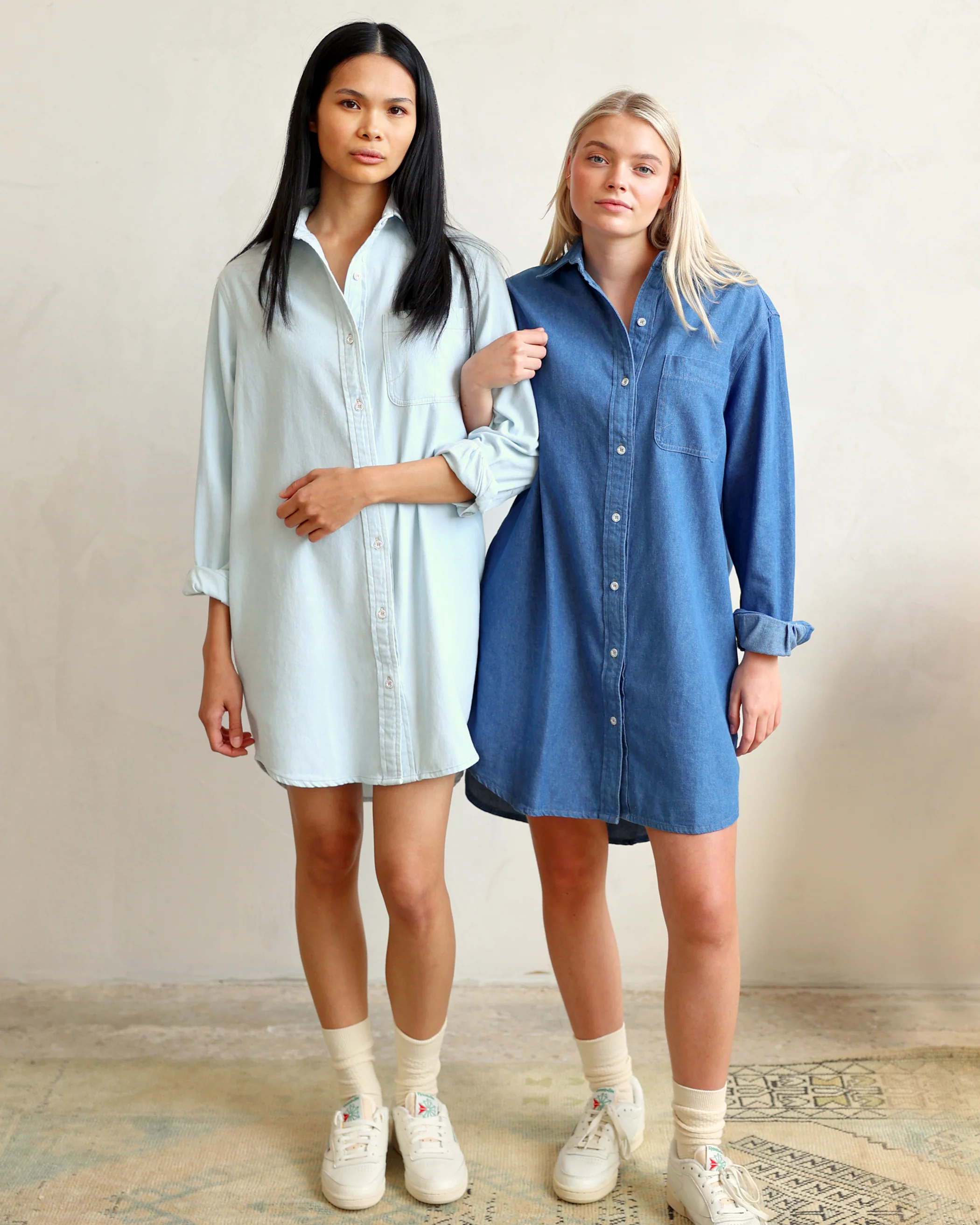 Dark Wash Denim Dress - Image 9