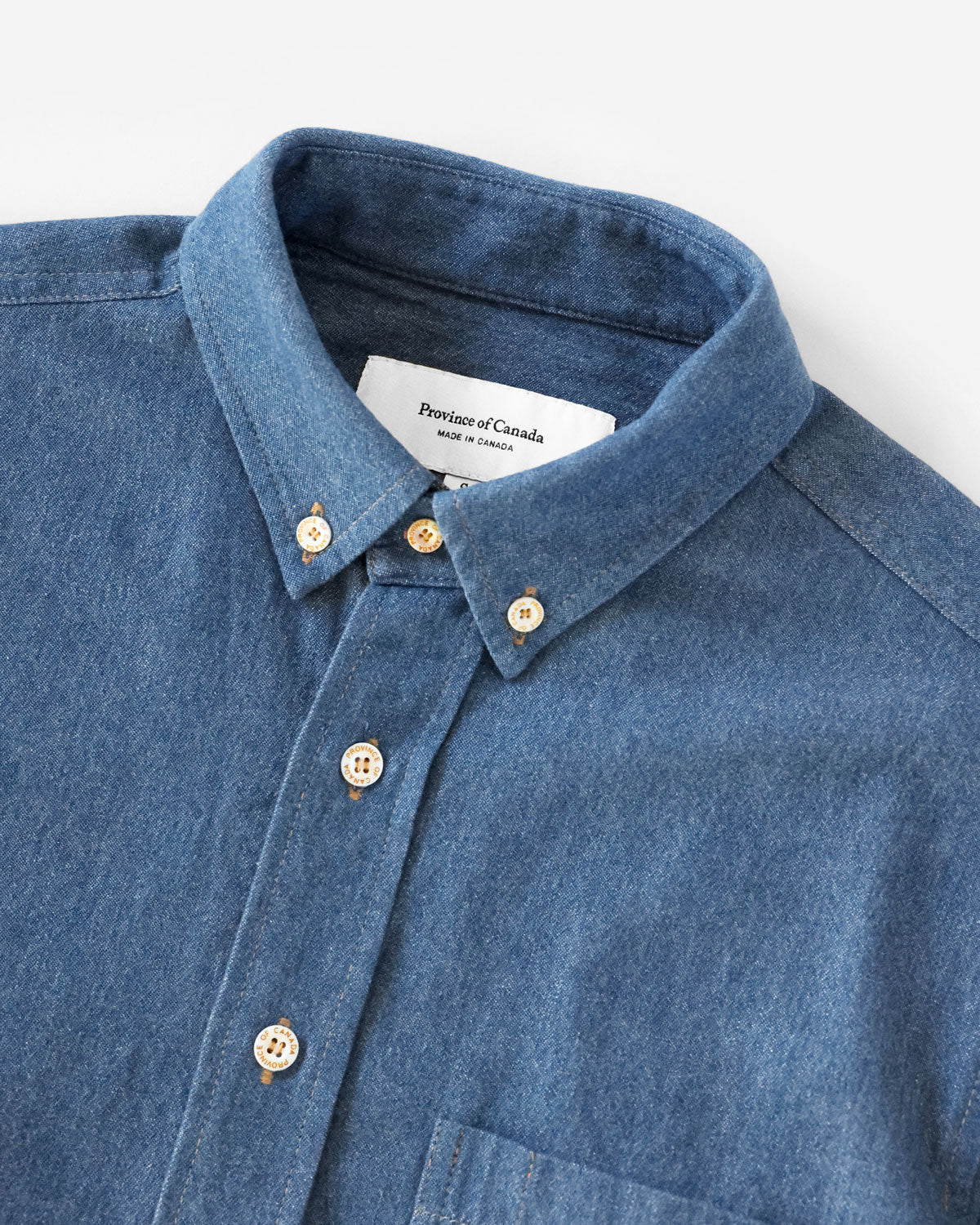 Dark Wash Denim Shirt - Unisex - Image 3