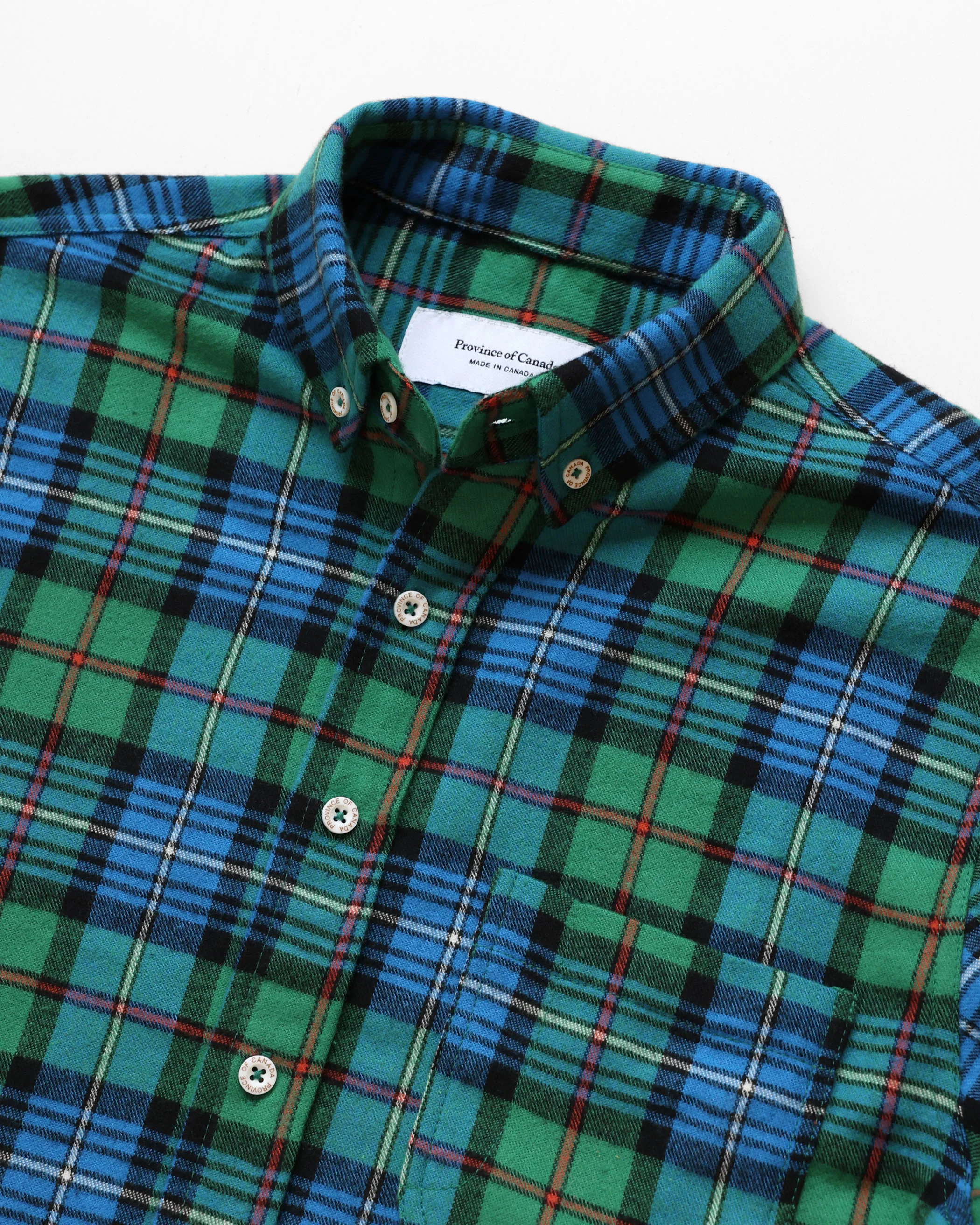 Evergreen Plaid Flannel Shirt - Unisex - Image 5