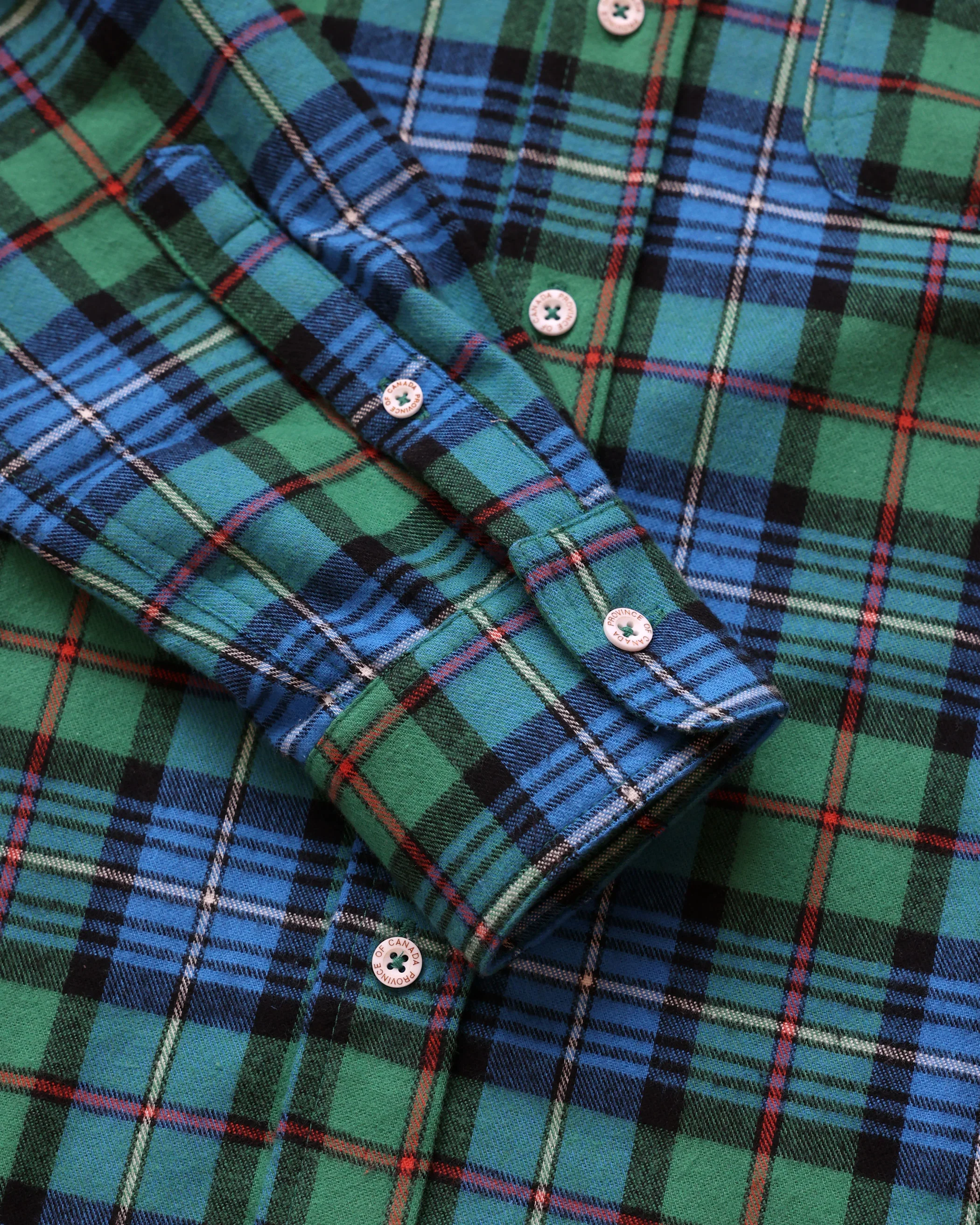 Evergreen Plaid Flannel Shirt - Unisex - Image 7