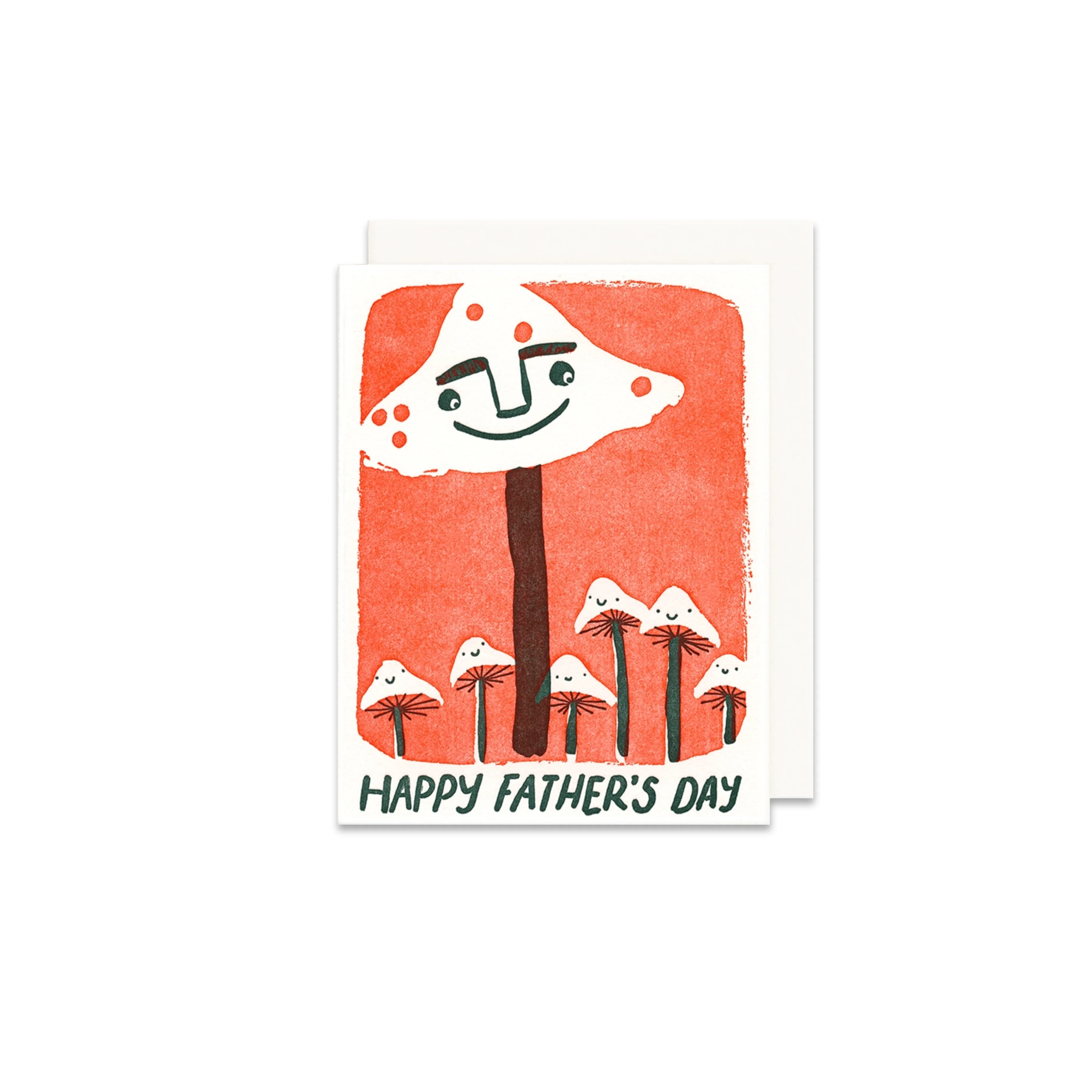 Father's Day Mushroom Greeting Card