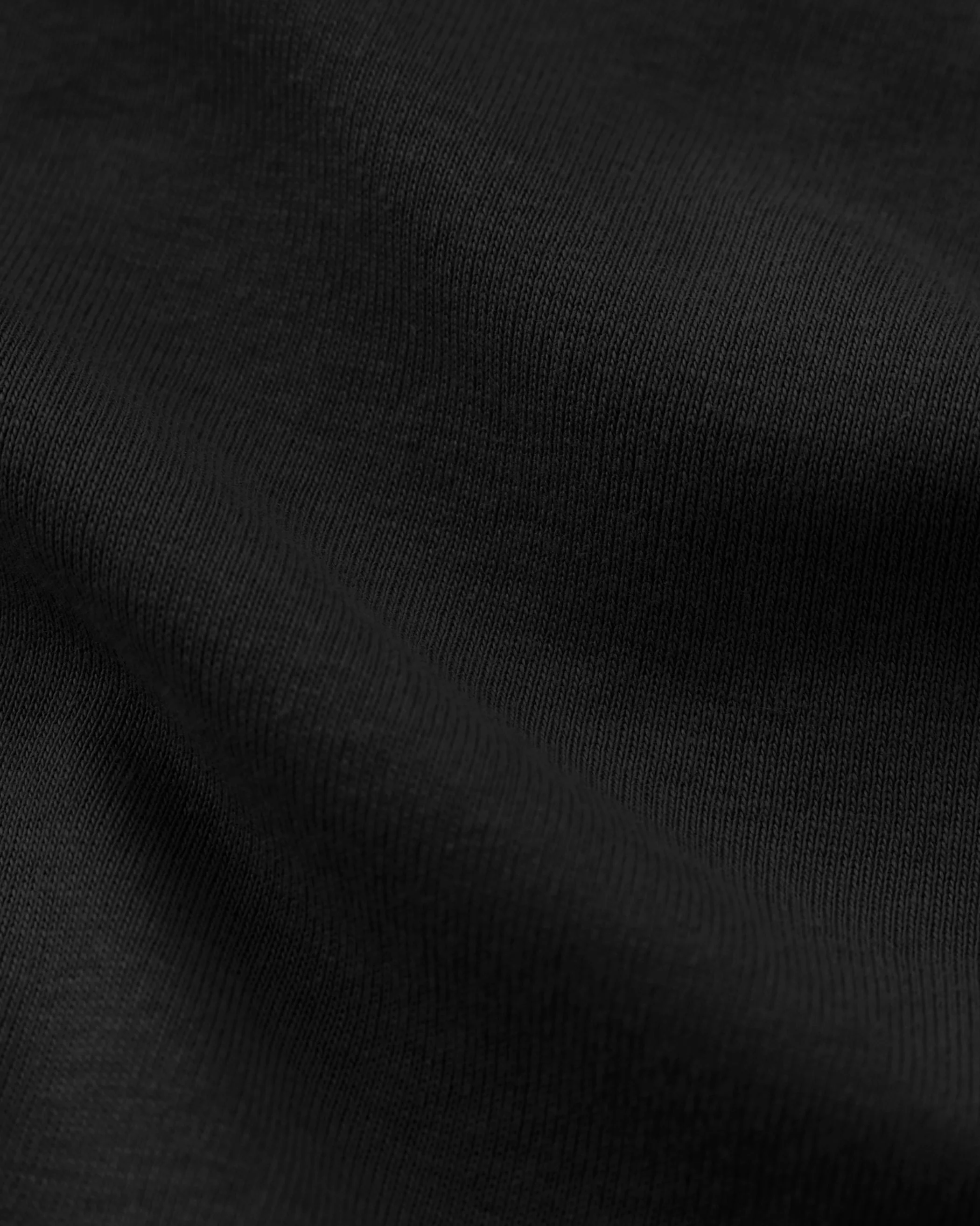 Fine Ribbed Long Sleeve Dress Black - Image 5