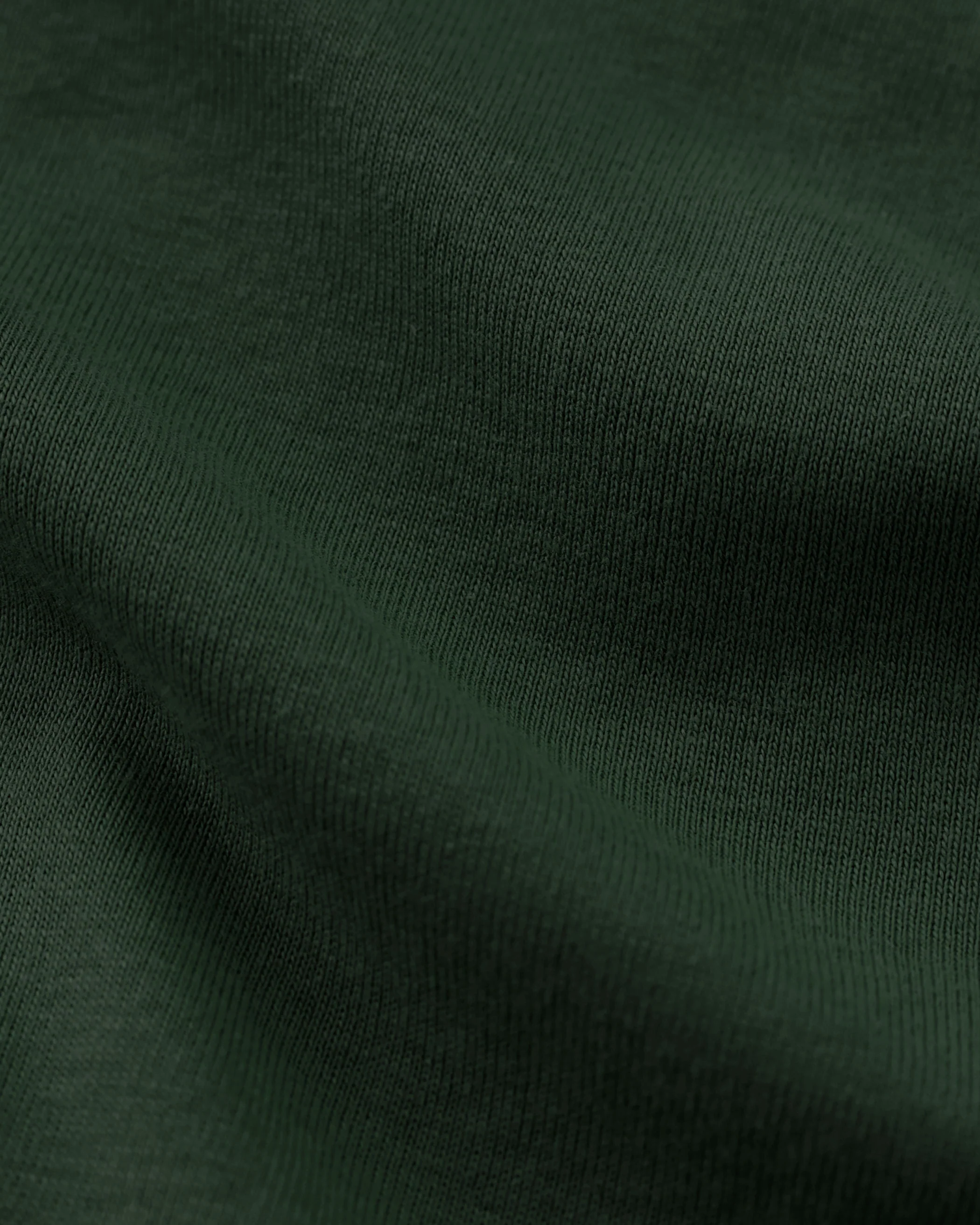 Fine Ribbed Long Sleeve Dress Forest - Image 4