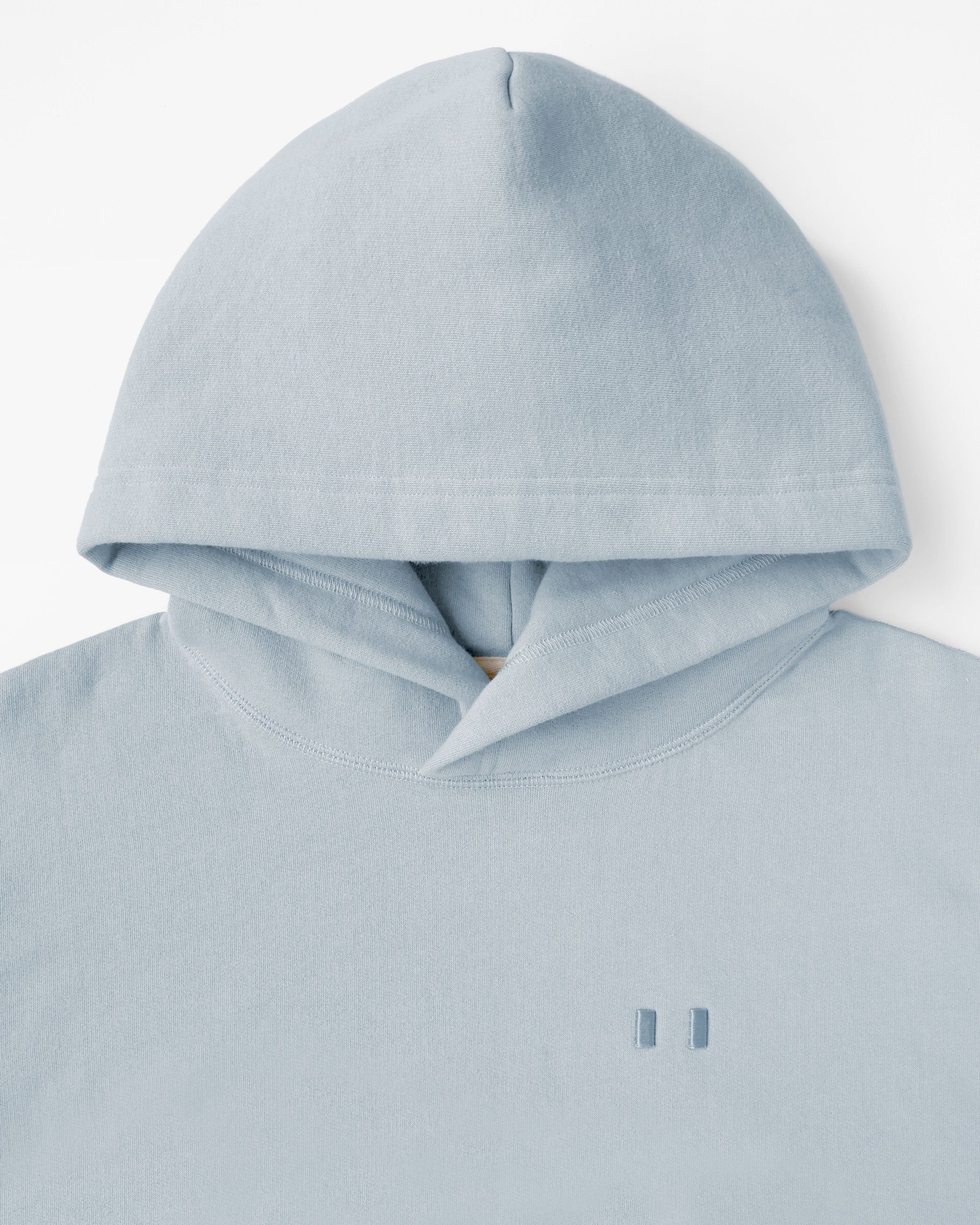 Flag Fleece Hoodie Blueish - Unisex - Image 3