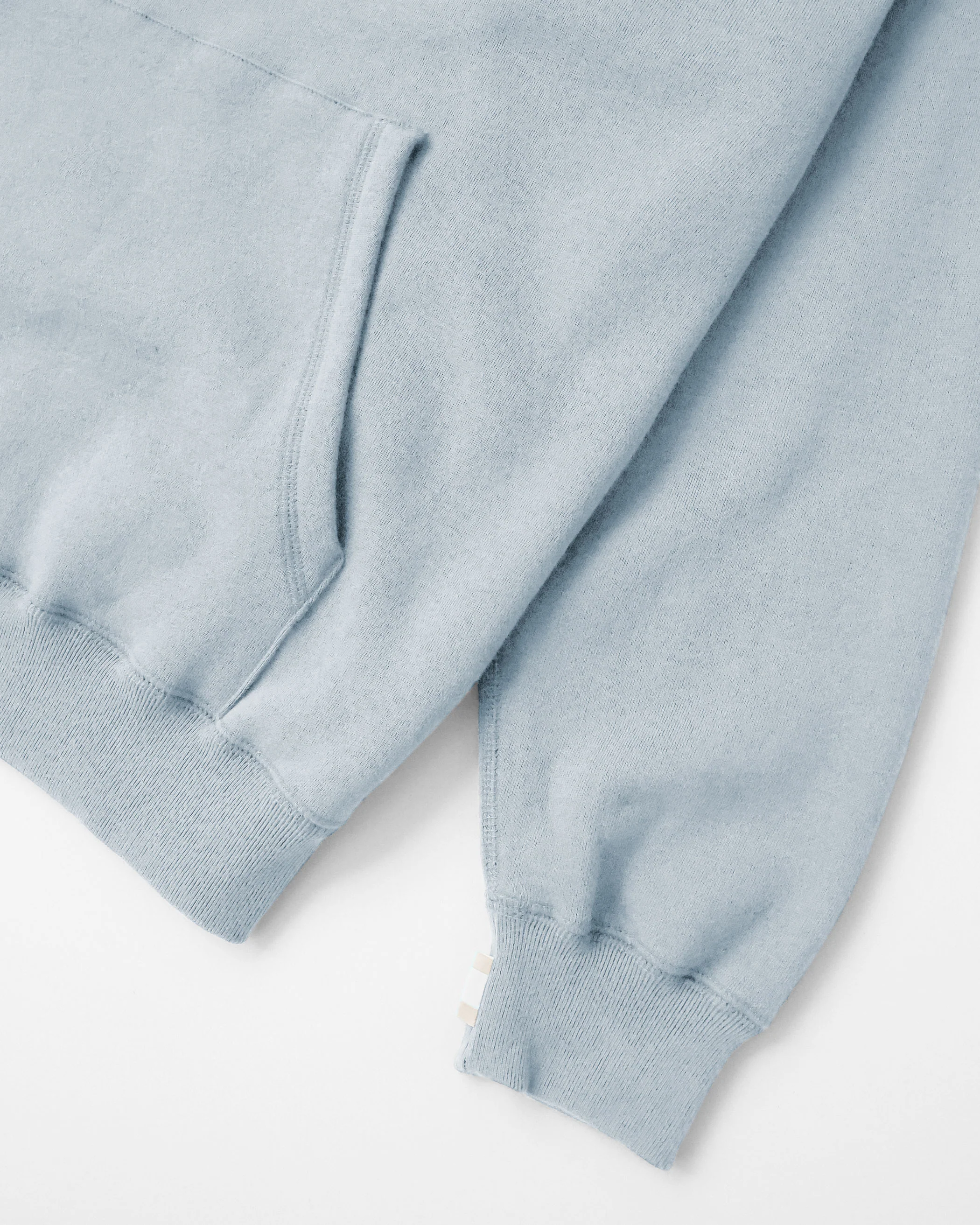 Flag Fleece Hoodie Blueish - Unisex - Image 6