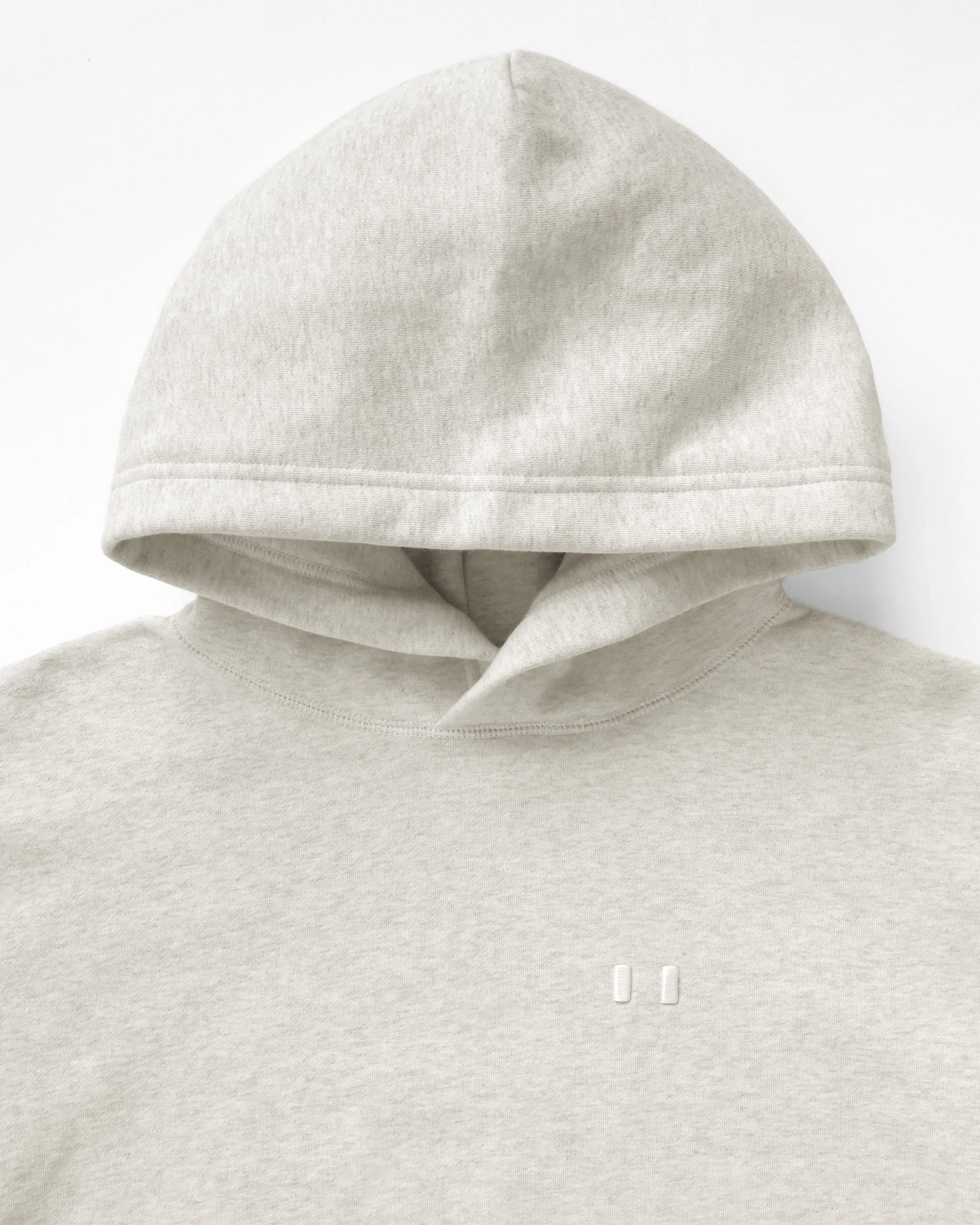 Flag Fleece Hoodie Eggshell - Unisex - Image 4