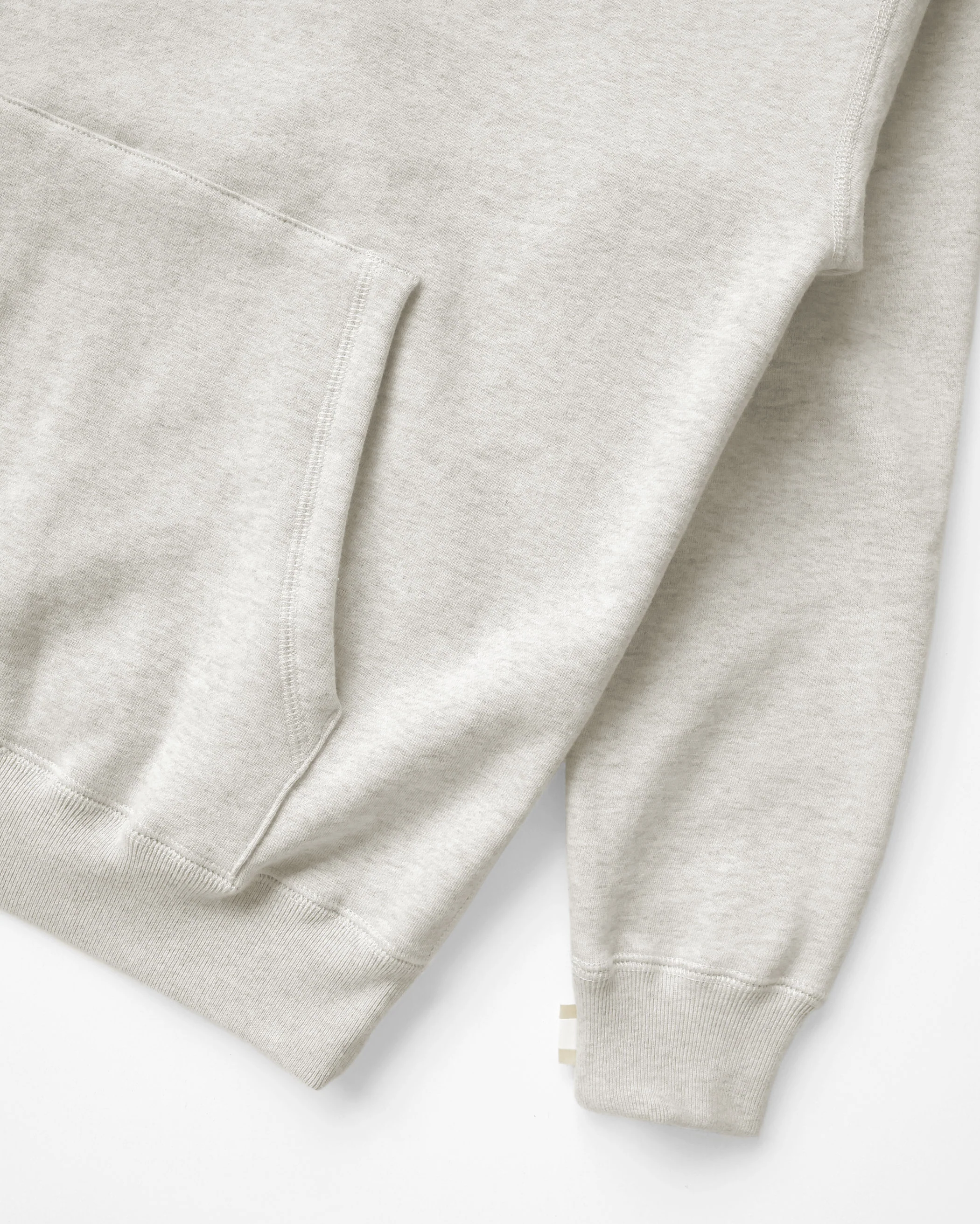 Flag Fleece Hoodie Eggshell - Unisex - Image 6