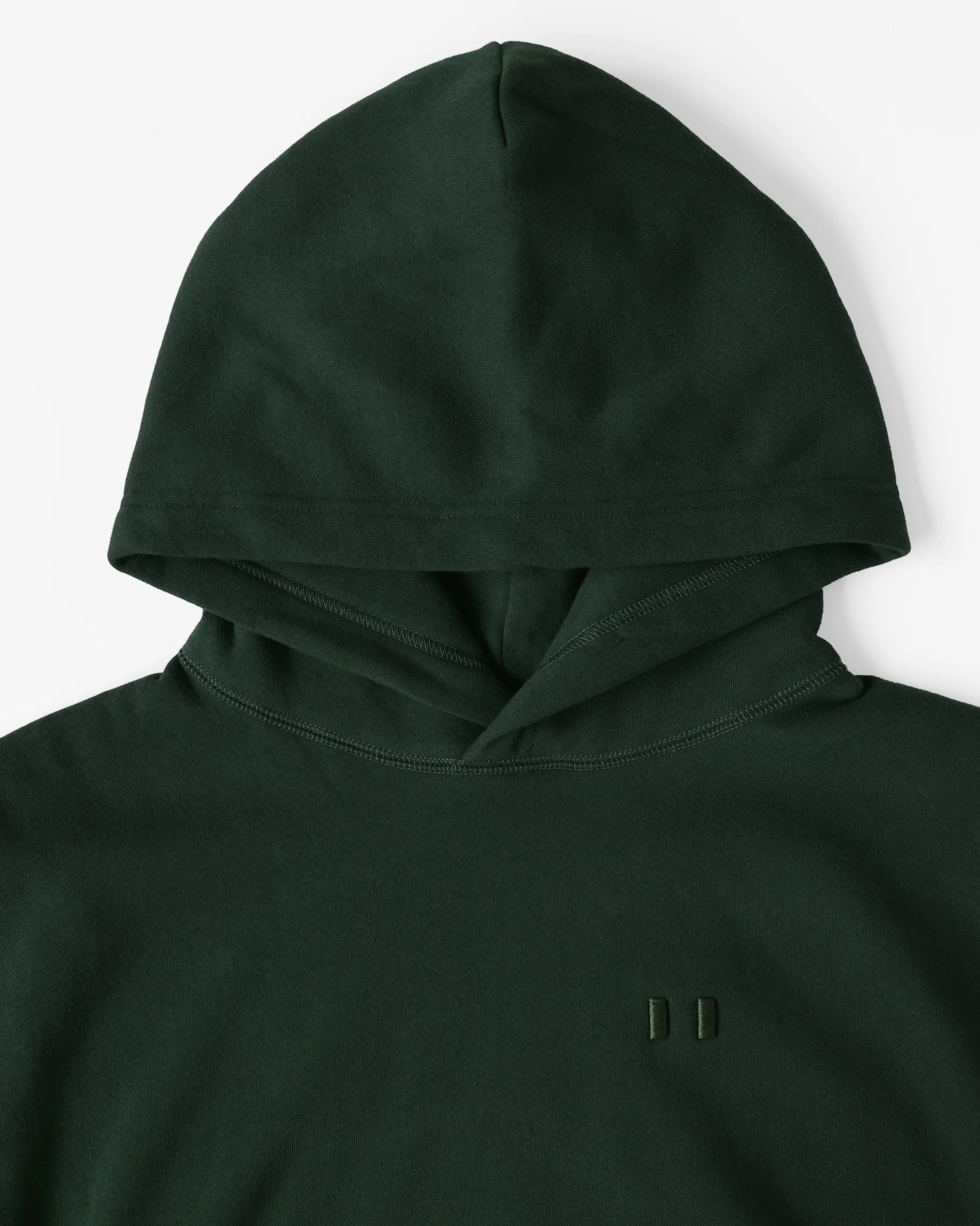 Flag Fleece Hoodie Forest - Unisex - Image 3