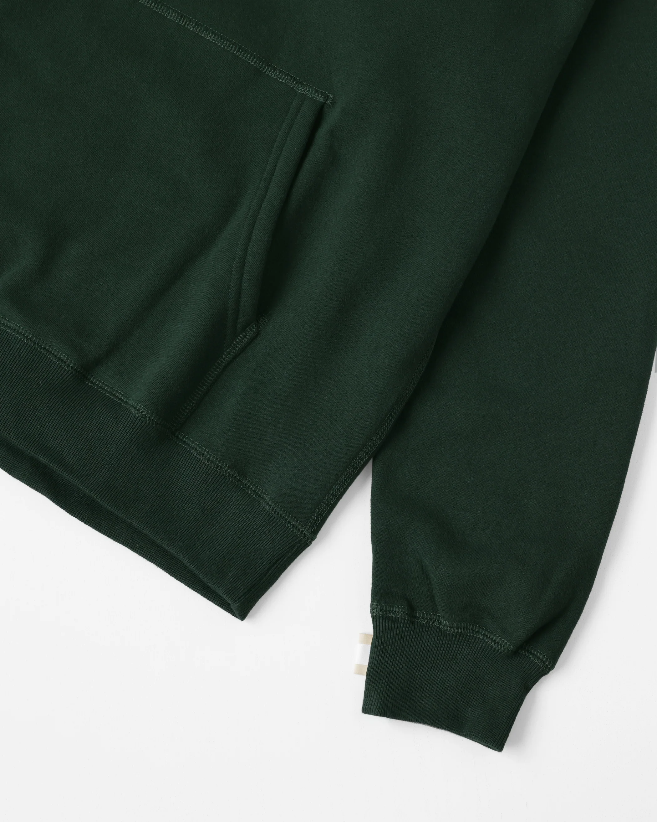 Flag Fleece Hoodie Forest - Unisex - Image 5