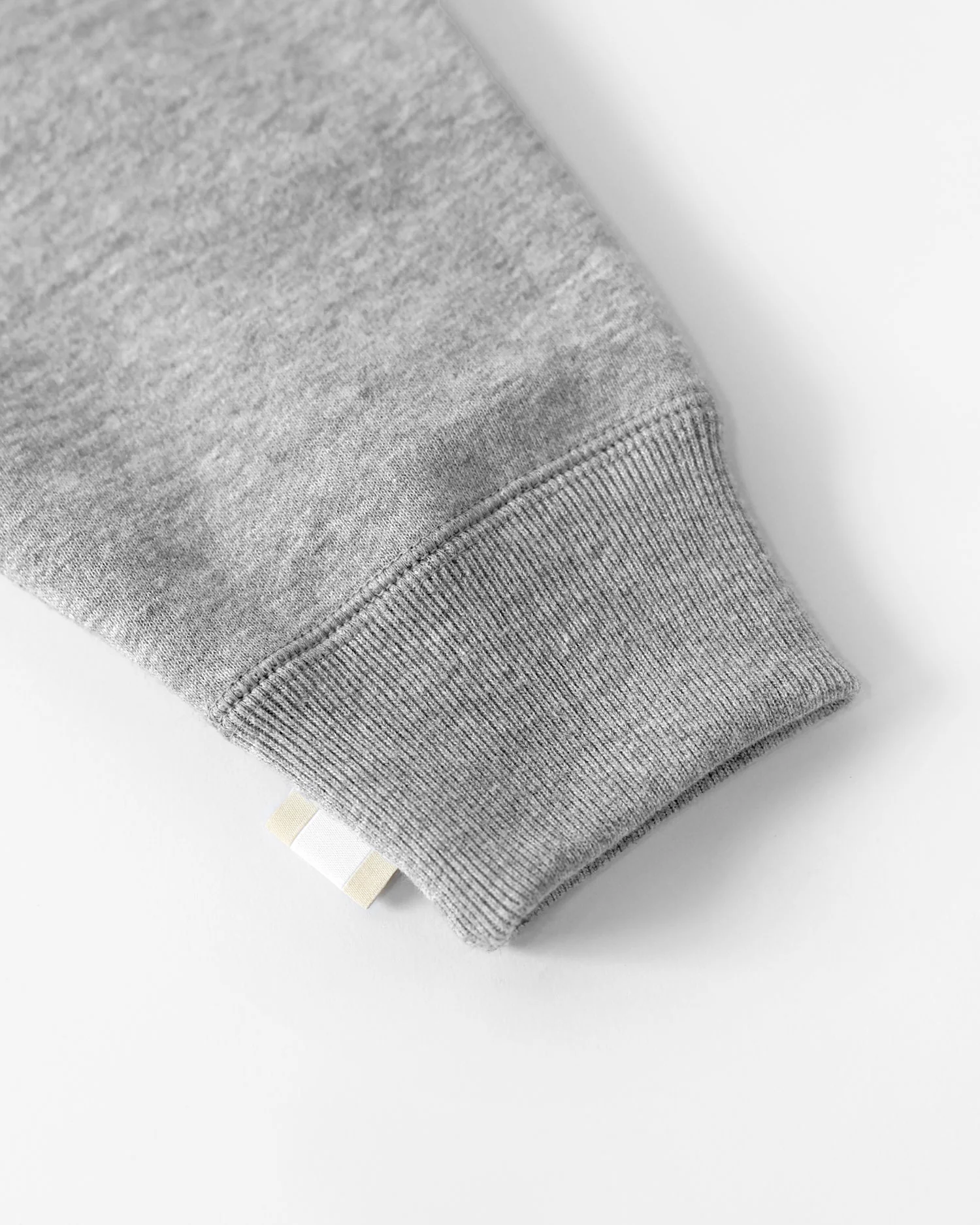 Flag Fleece Hoodie Heather Grey - Unisex - Image 5