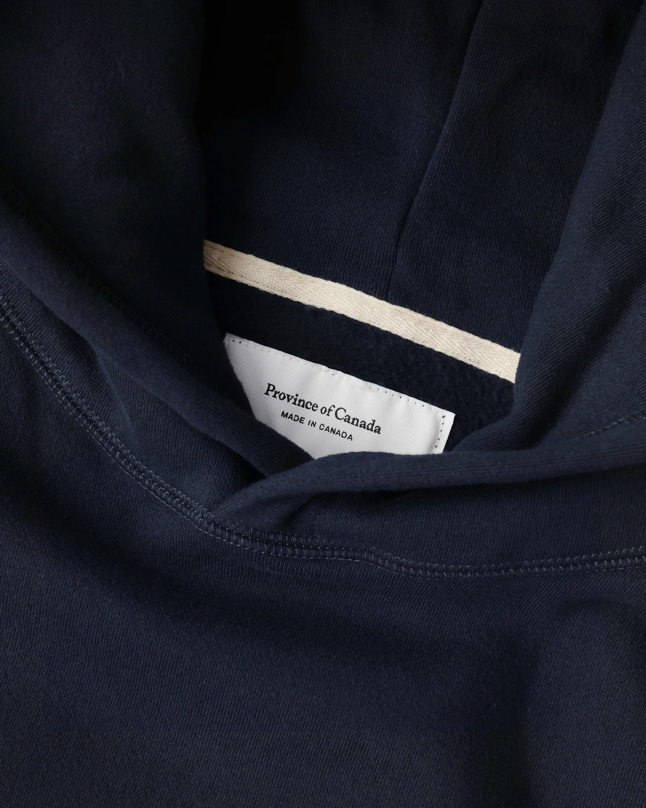 Flag Fleece Hoodie Navy - Unisex - Image 7