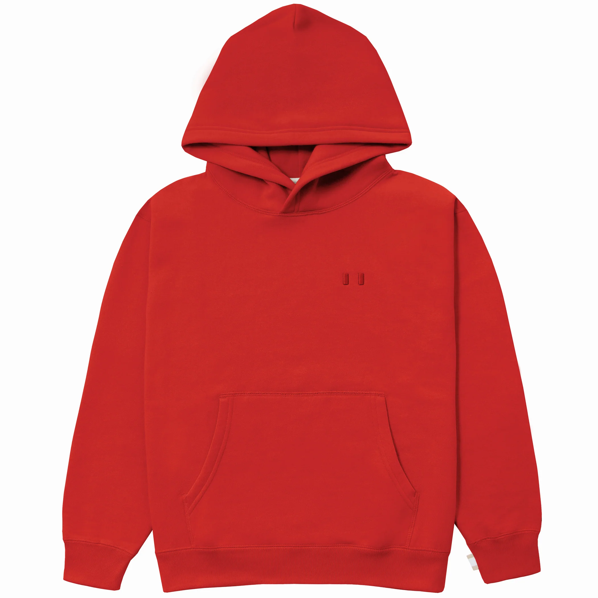Flag Fleece Hoodie Red - Unisex