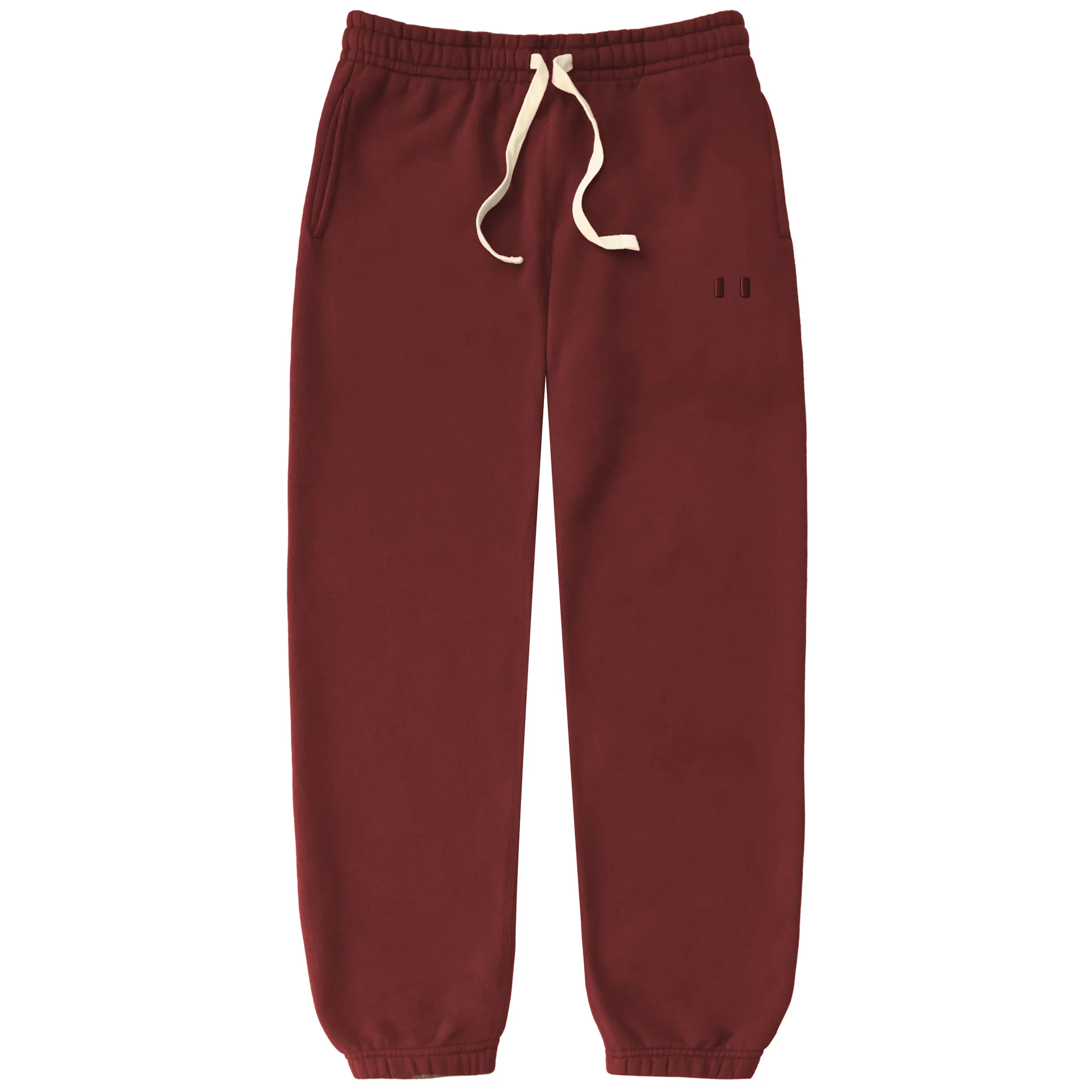Flag Fleece Sweatpant Burgundy - Unisex