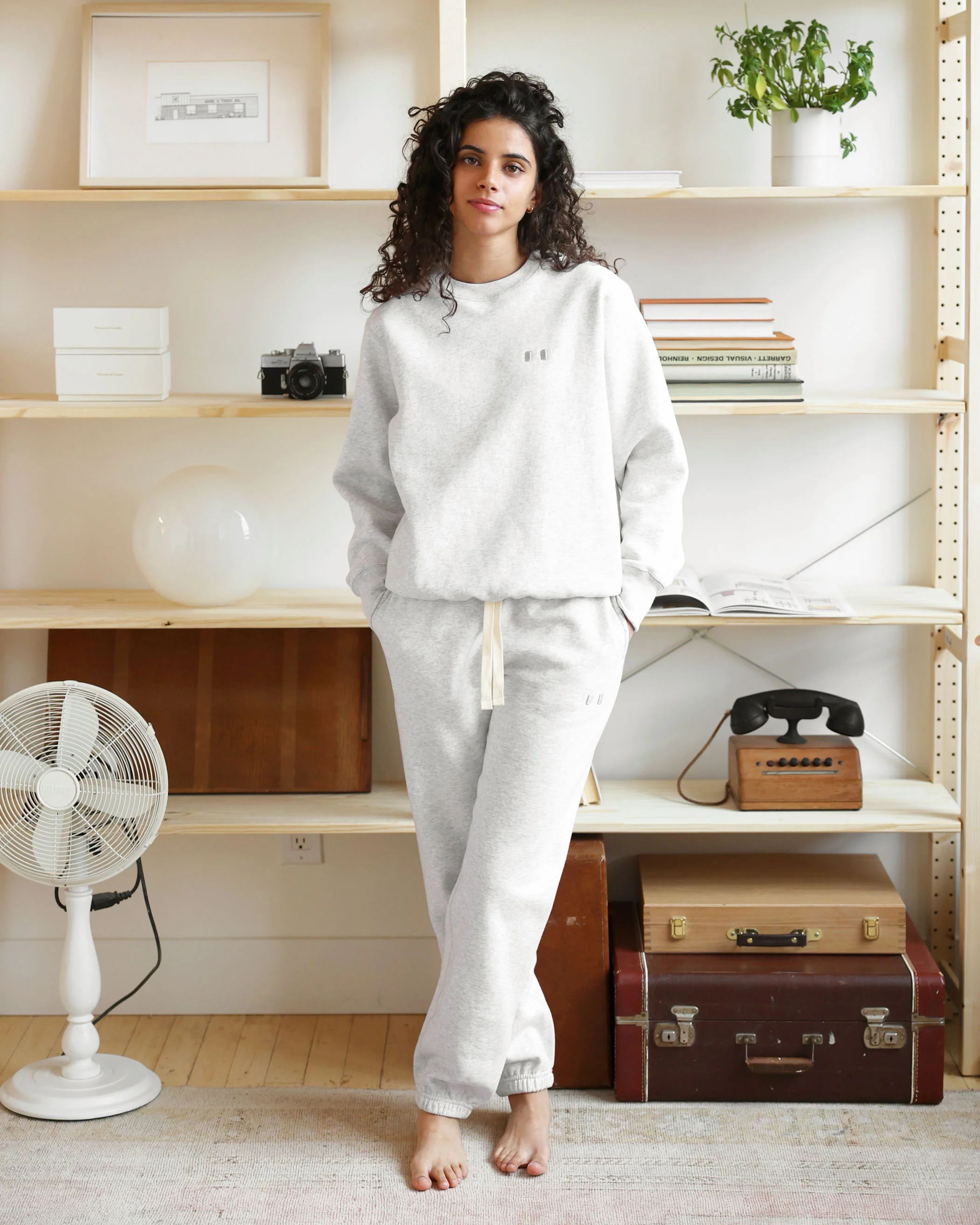 Flag Fleece Sweatpant Cloud - Unisex - Image 2