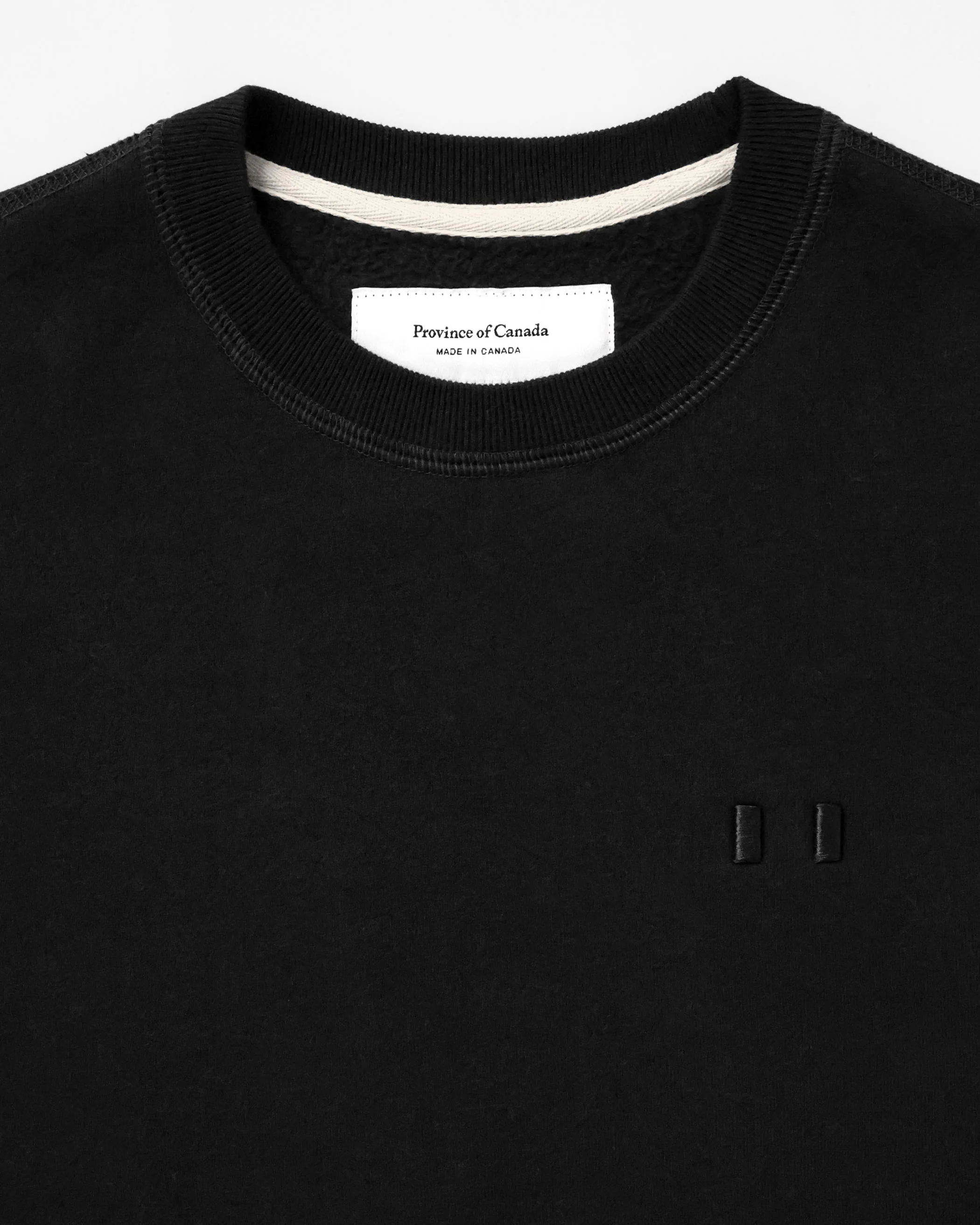 Flag Fleece Sweatshirt Black - Unisex - Image 4