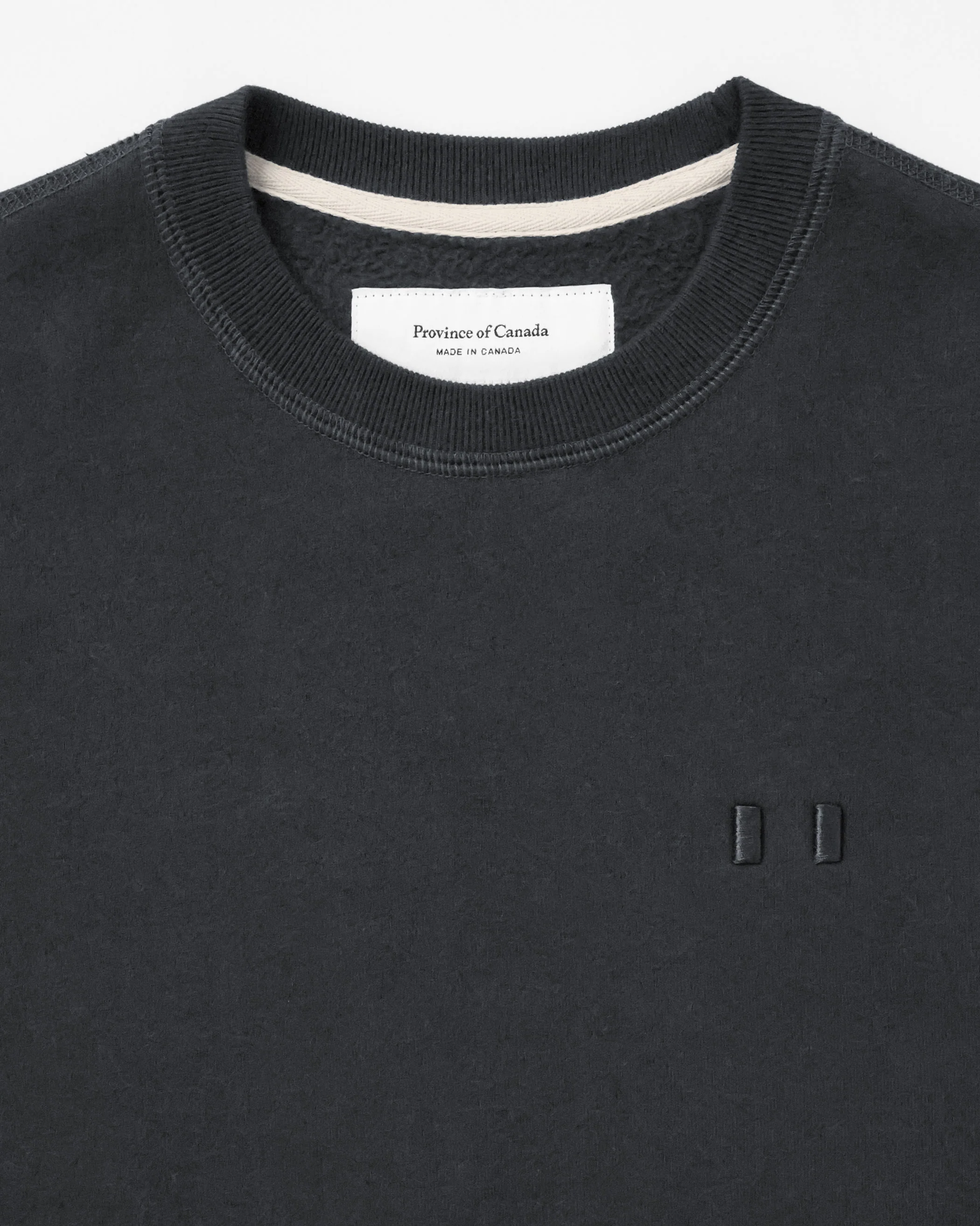 Flag Fleece Sweatshirt Coal - Unisex - Image 3