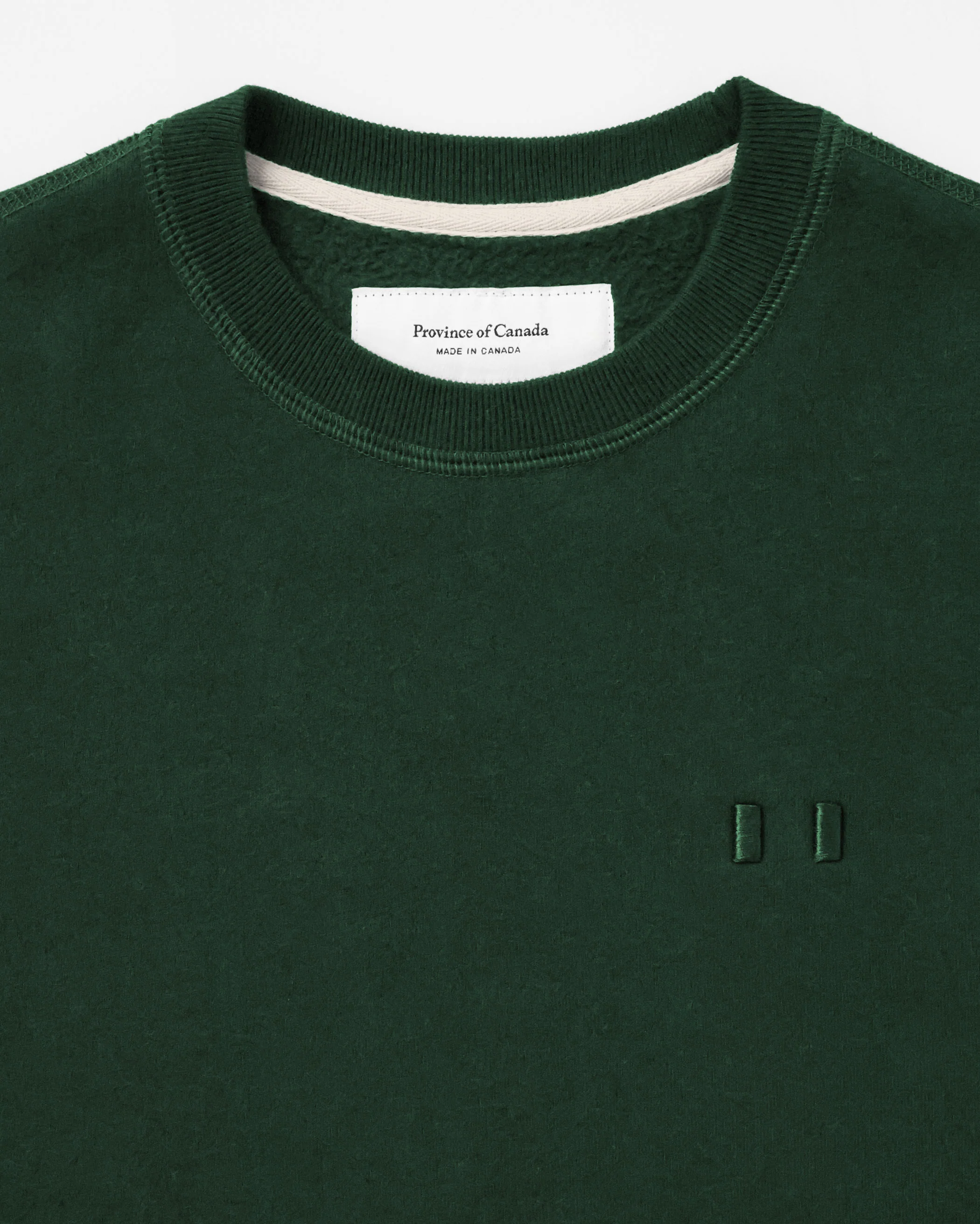 Flag Fleece Sweatshirt Forest - Unisex - Image 3