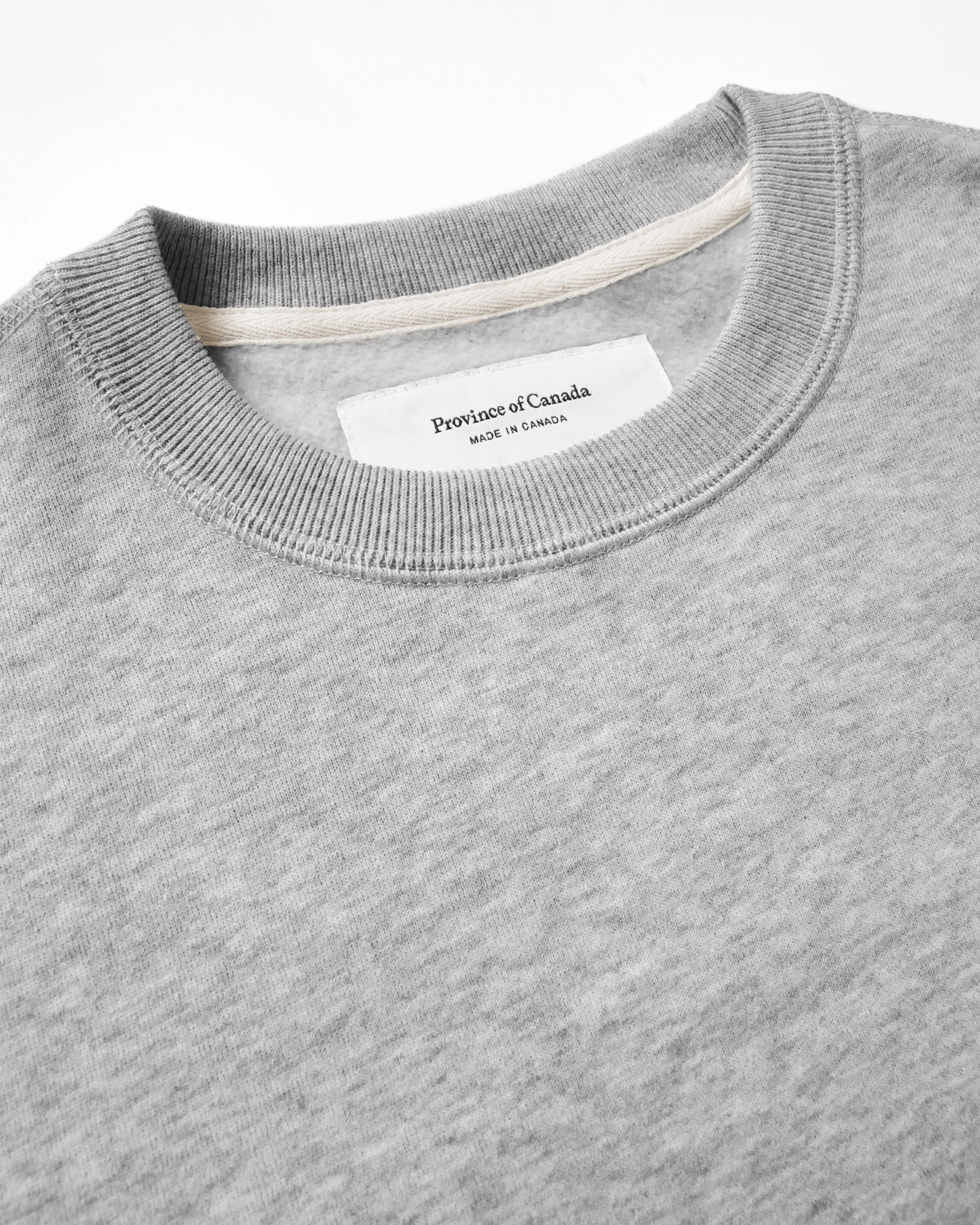 Flag Fleece Sweatshirt Heather Grey - Unisex - Image 3