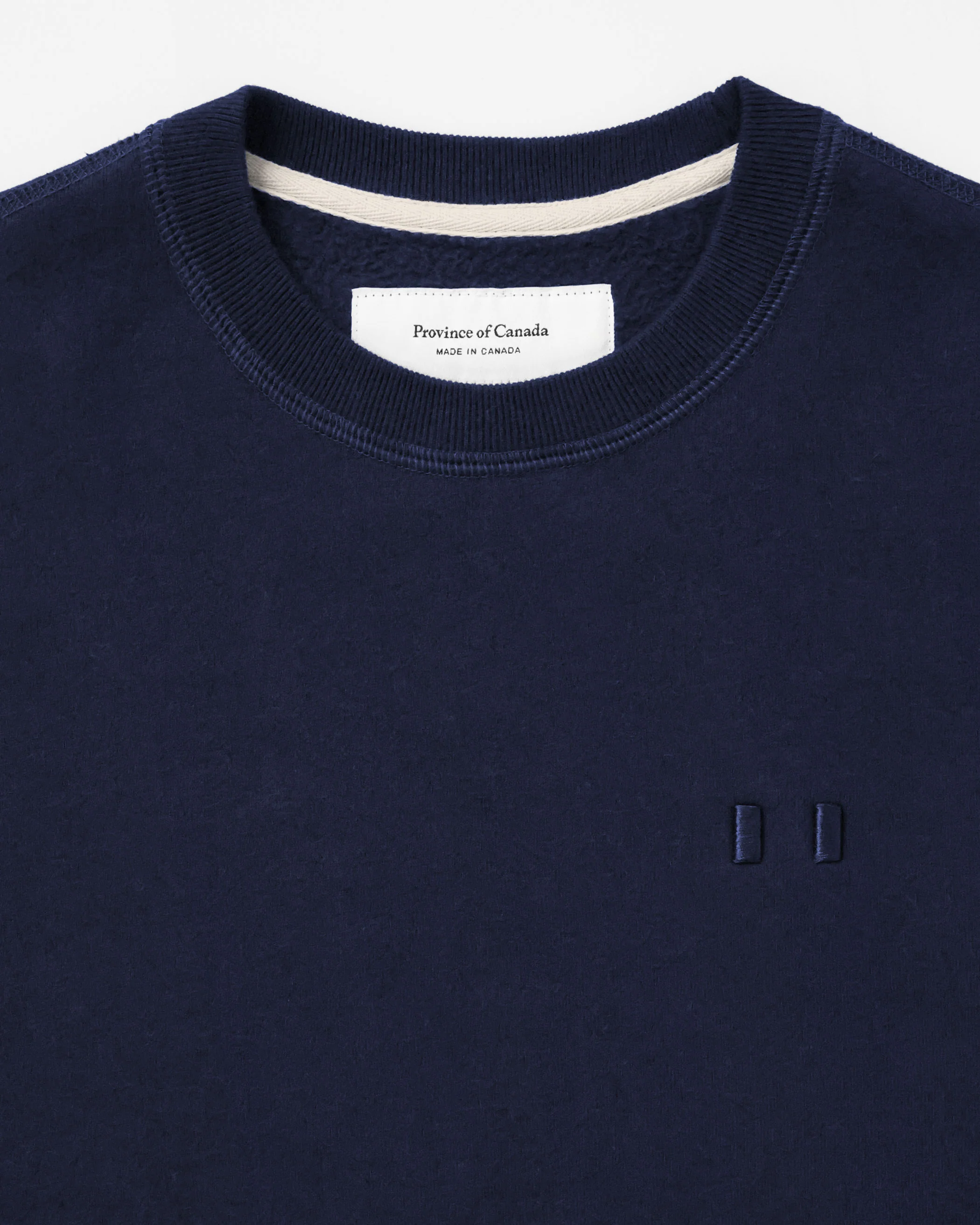 Flag Fleece Sweatshirt Navy - Unisex - Image 4