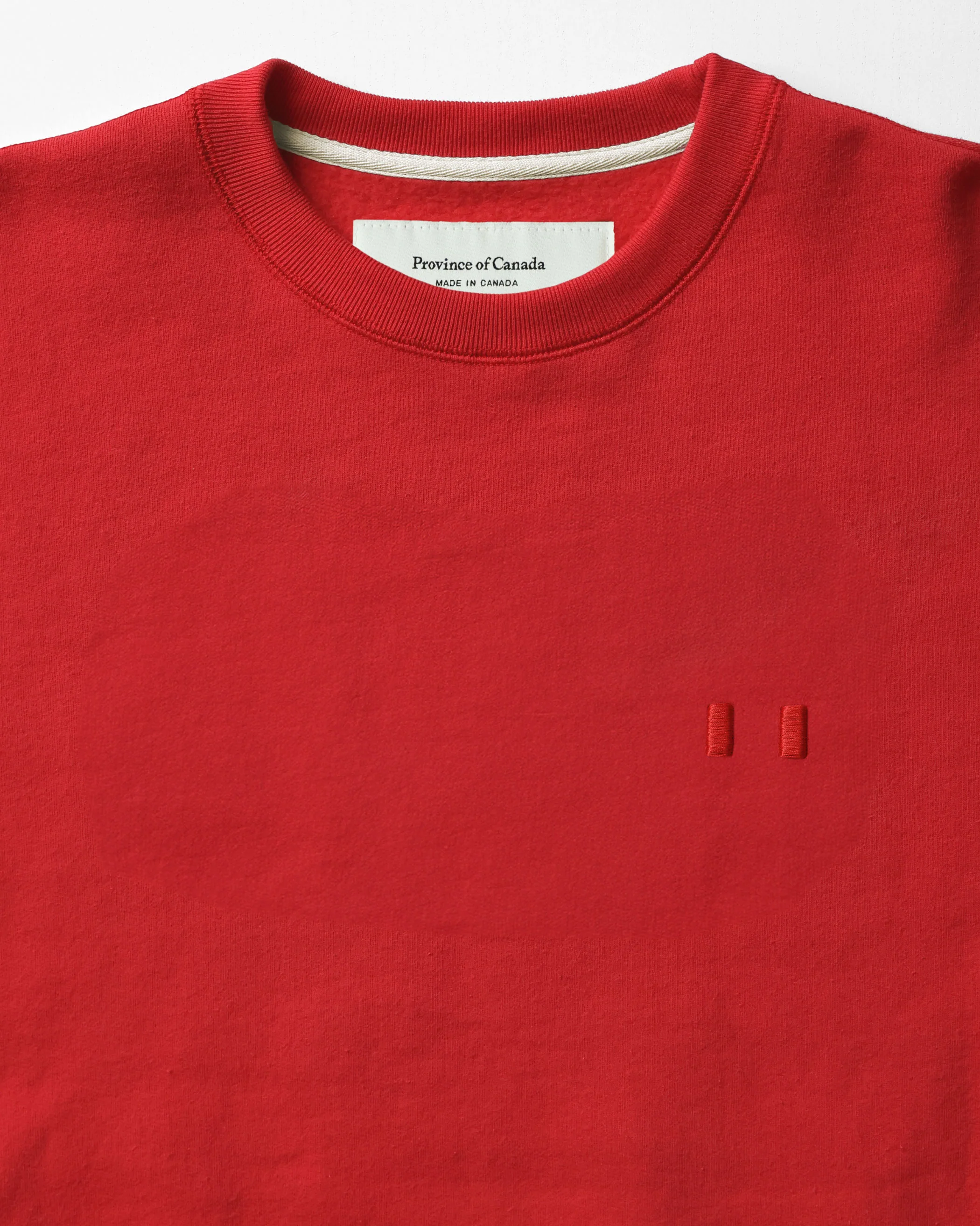 Flag Fleece Sweatshirt Red - Unisex - Image 2