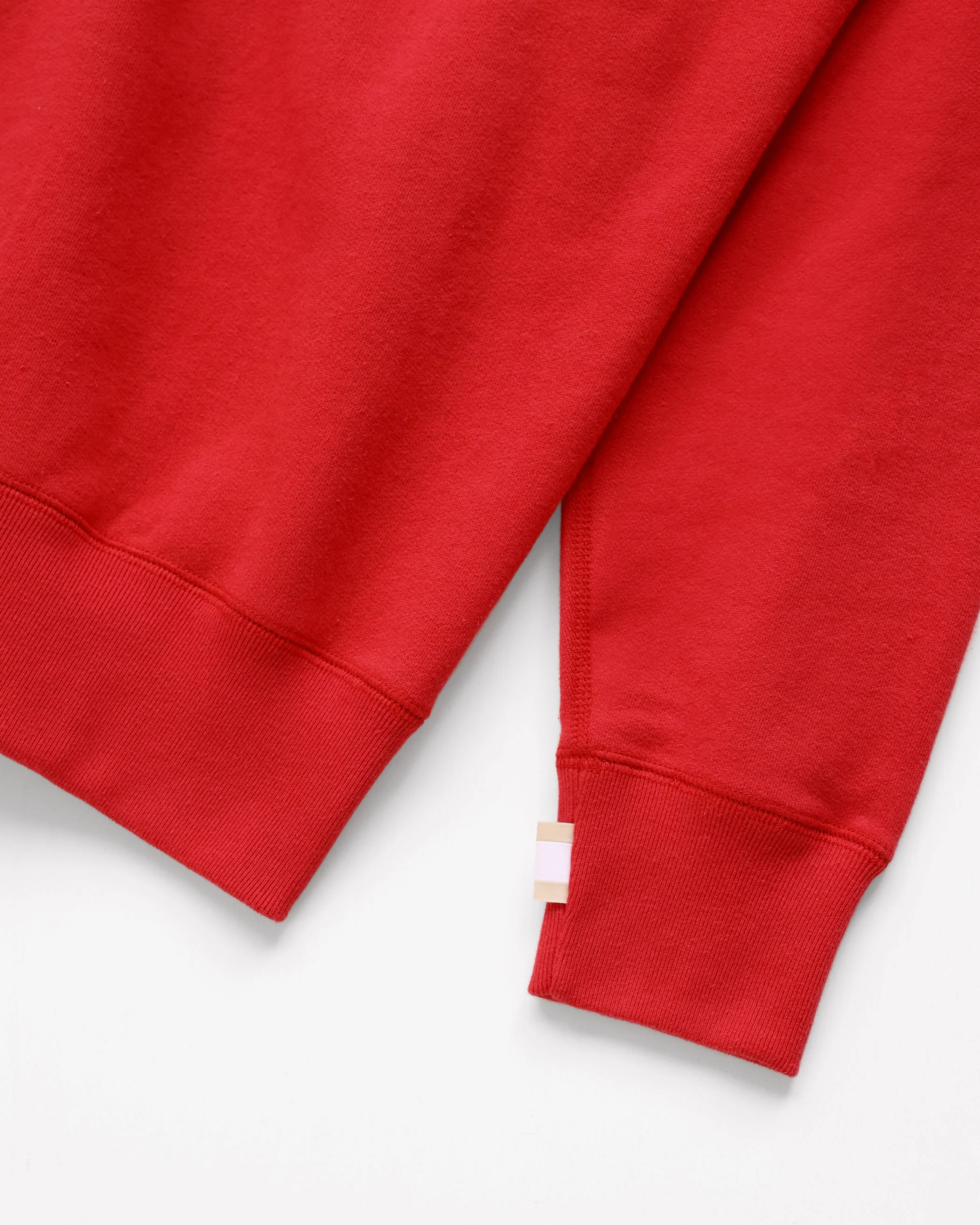 Flag Fleece Sweatshirt Red - Unisex - Image 5