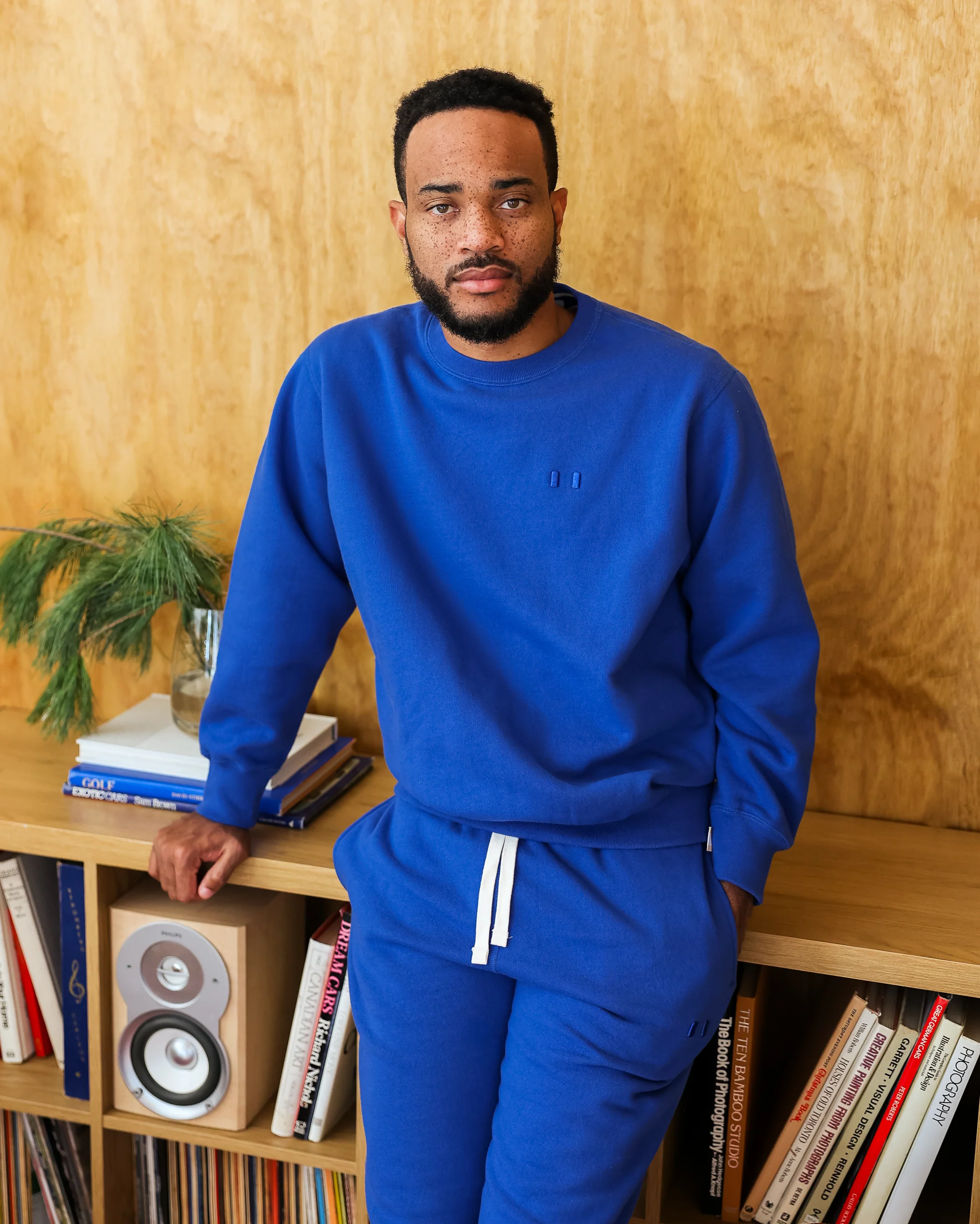 Flag Fleece Sweatshirt Royal - Unisex - Image 3