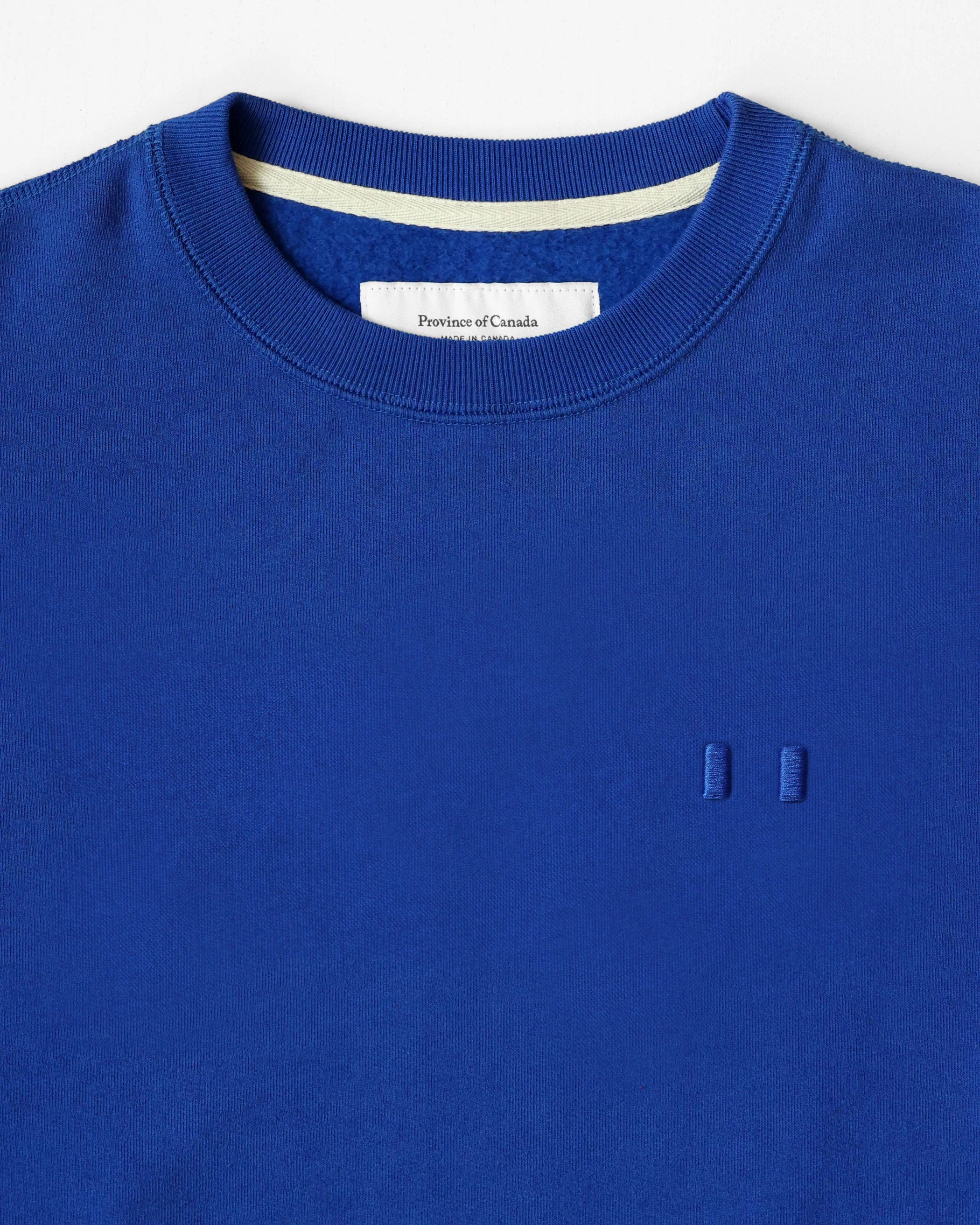 Flag Fleece Sweatshirt Royal - Unisex - Image 4