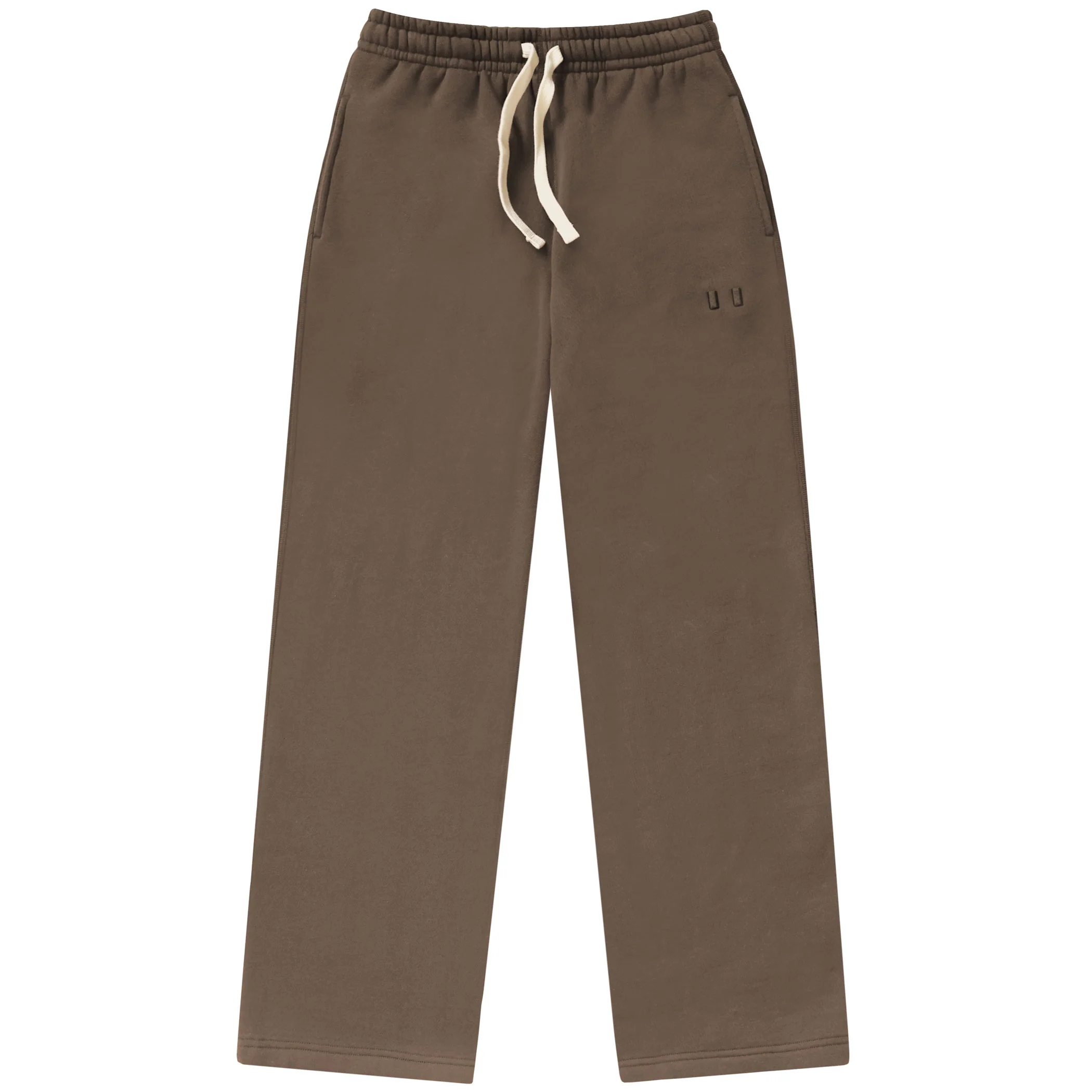 Flag Fleece Wide Leg Sweatpant Chestnut - Unisex